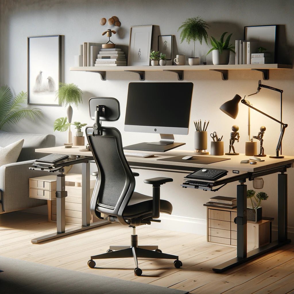 Ergonomic home office setup