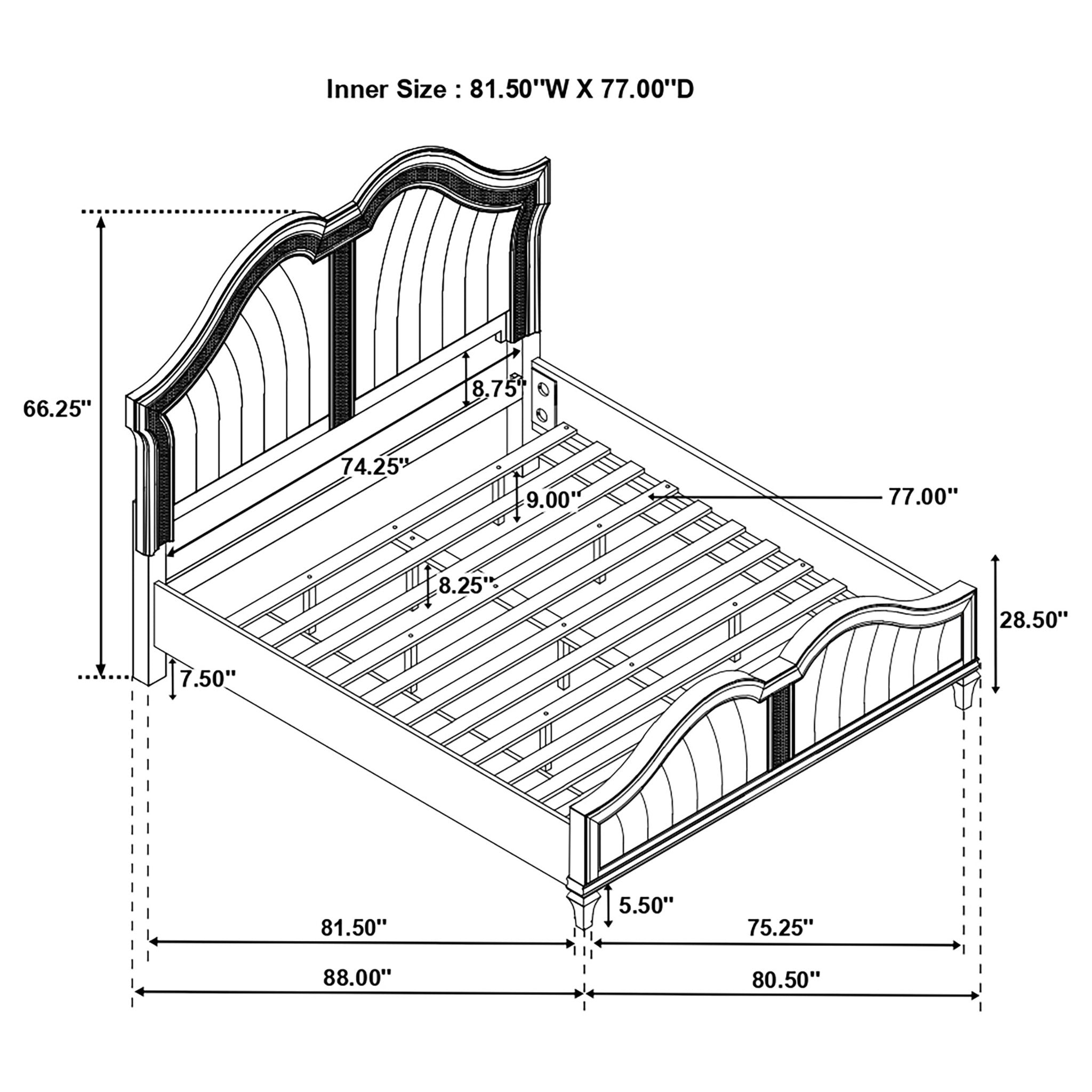 Evangeline - 4 Piece Bedroom Set