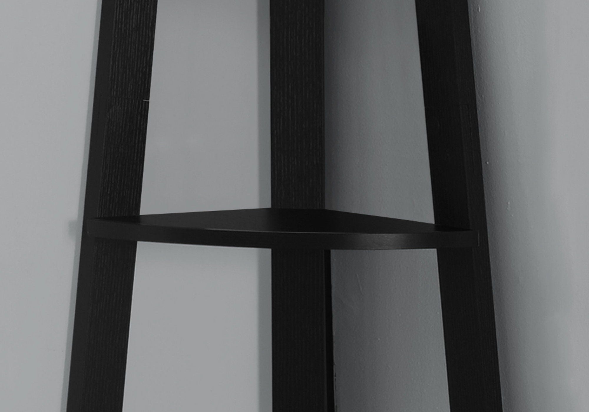 Bookshelf, Bookcase, Etagere, Corner, 5 Tier, For Office, Contemporary & Modern