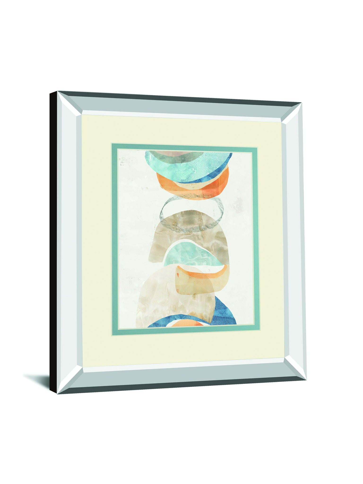 Magnetism I By Pi Studio Mirrored Frame - Beige