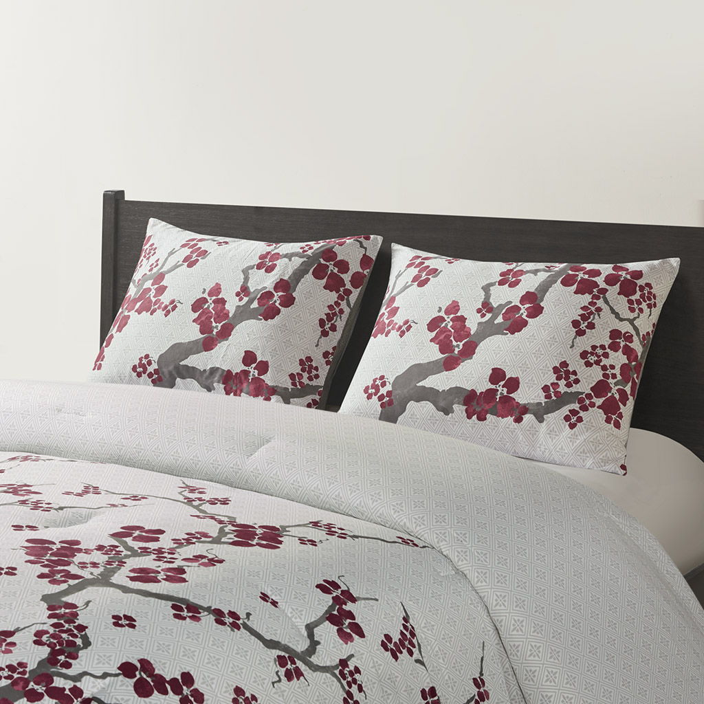Cherry Blossom - King Comforter Mini Set - Multi