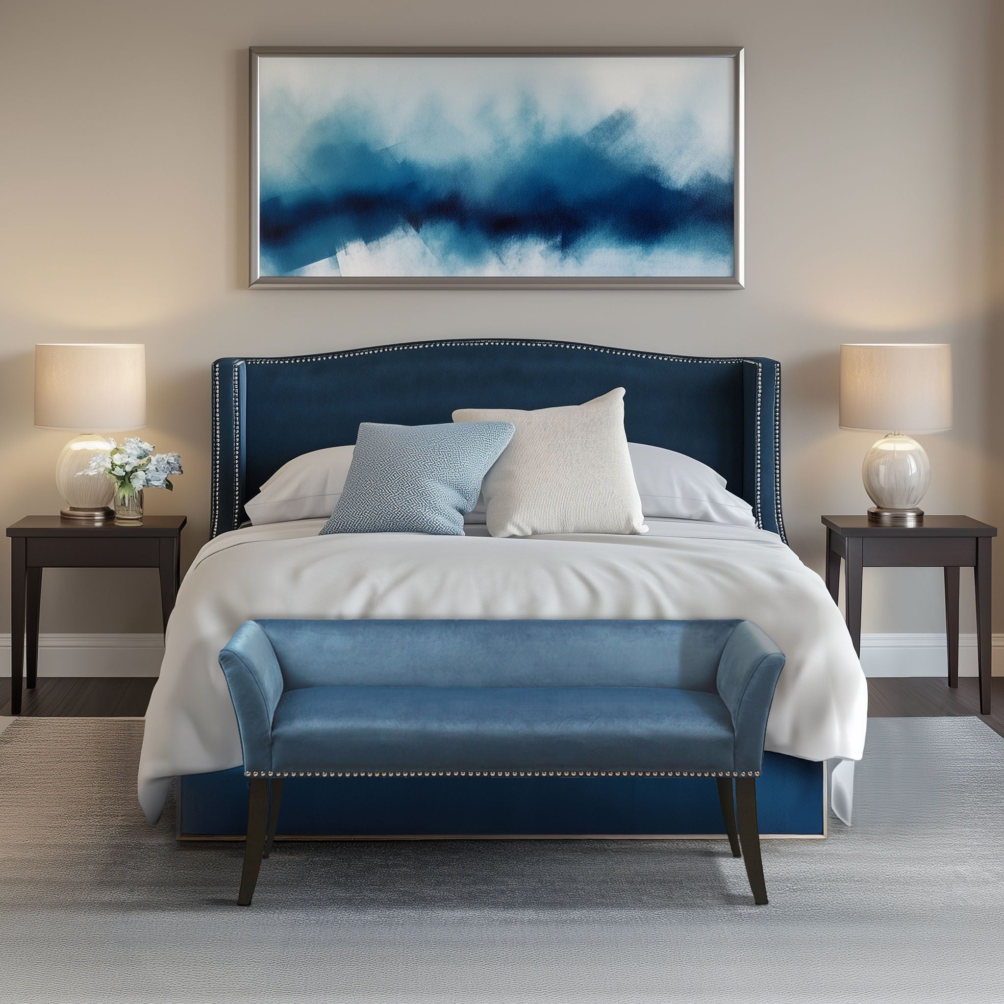 Welburn - Accent Bench - Blue