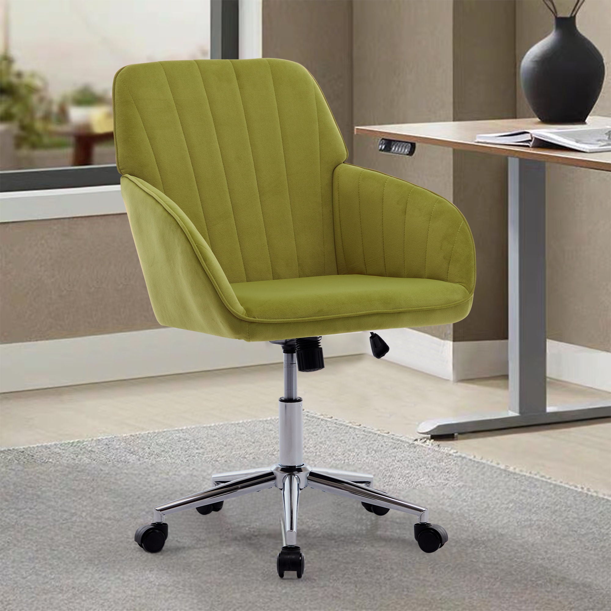 Adjustable Ergonomic Office Chair, Swivel Backrest Seat