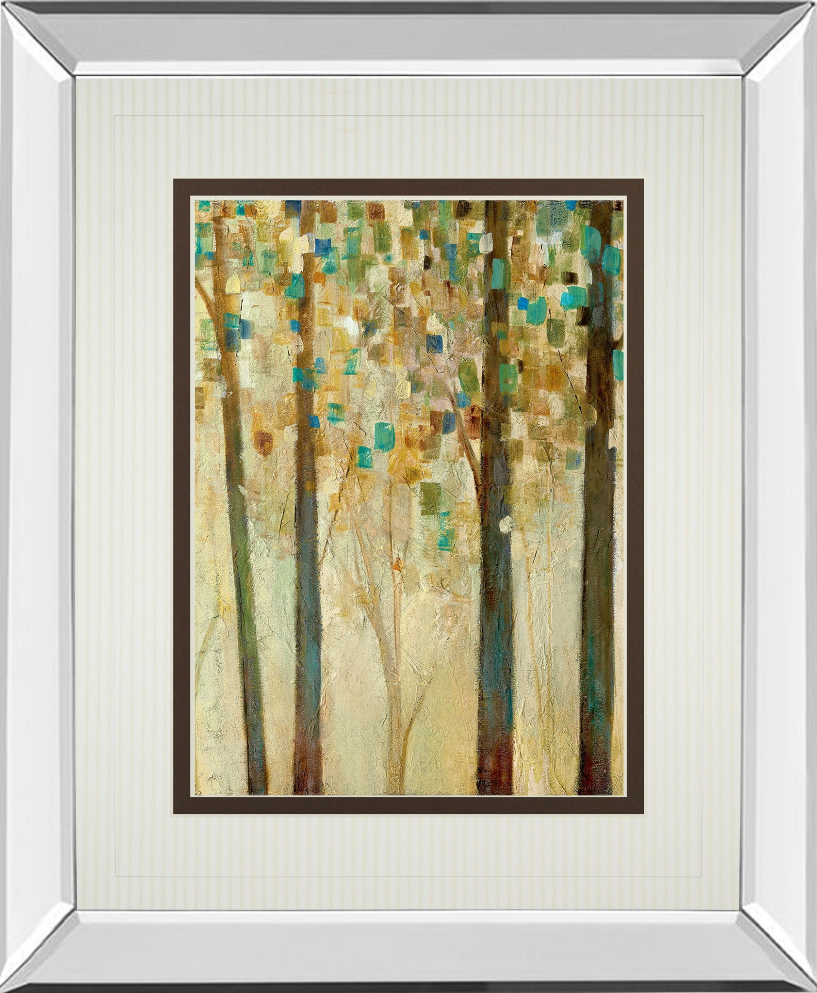 Reach For The Sun I By Carol Robinson And Mossy Oak Native Living - Mirror Framed Print Wall Art - Beige