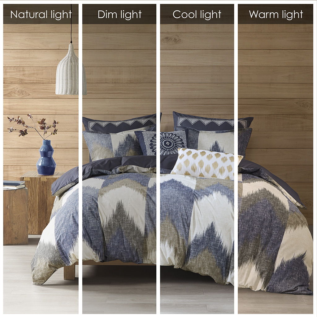 Alpine - 3 Piece Duvet Cover Mini Set - Navy