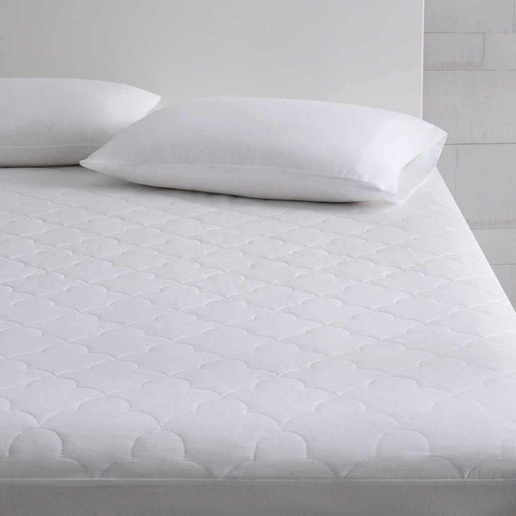 All Natural - King Quilted Mattress - White