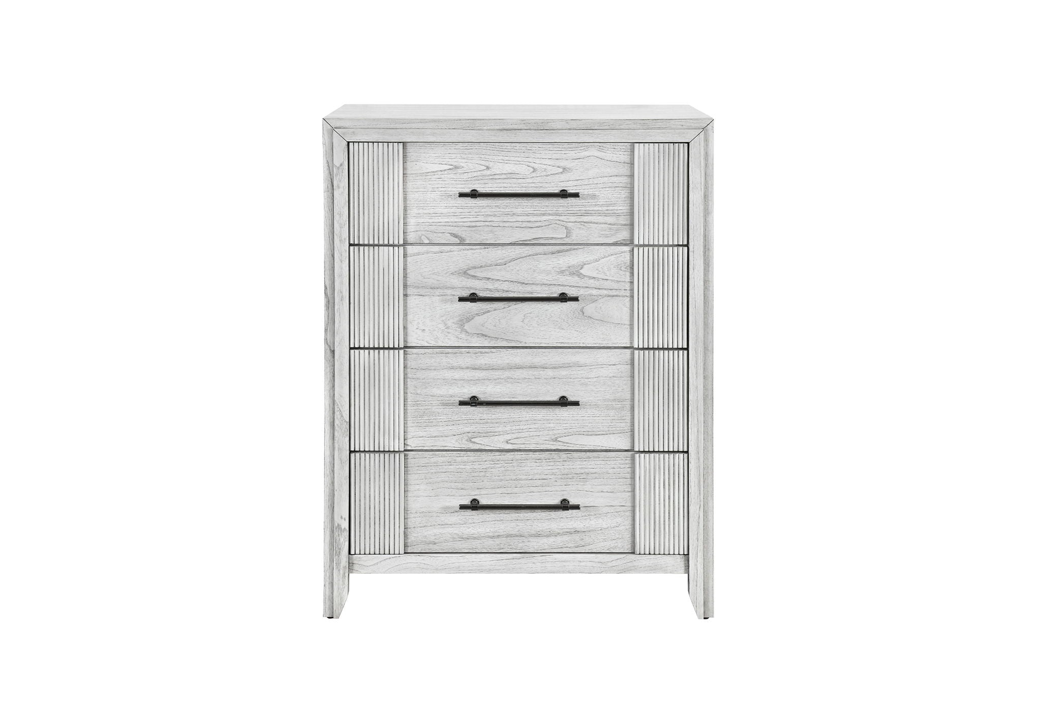 Elsie - 5 Piece Queen Bedroom Set - Light Gray