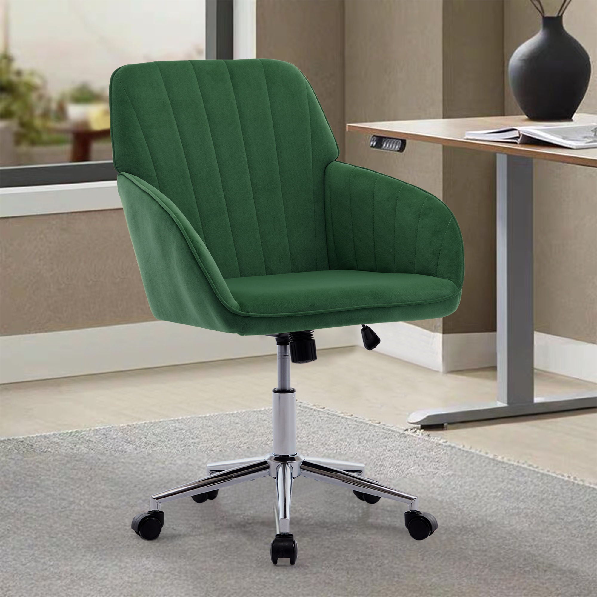 Adjustable Ergonomic Office Chair, Swivel Backrest Seat