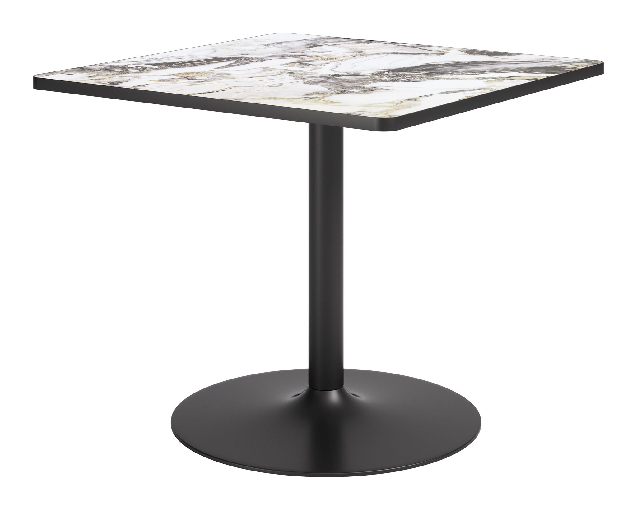 Caliza - Dining Table - Gray / Black