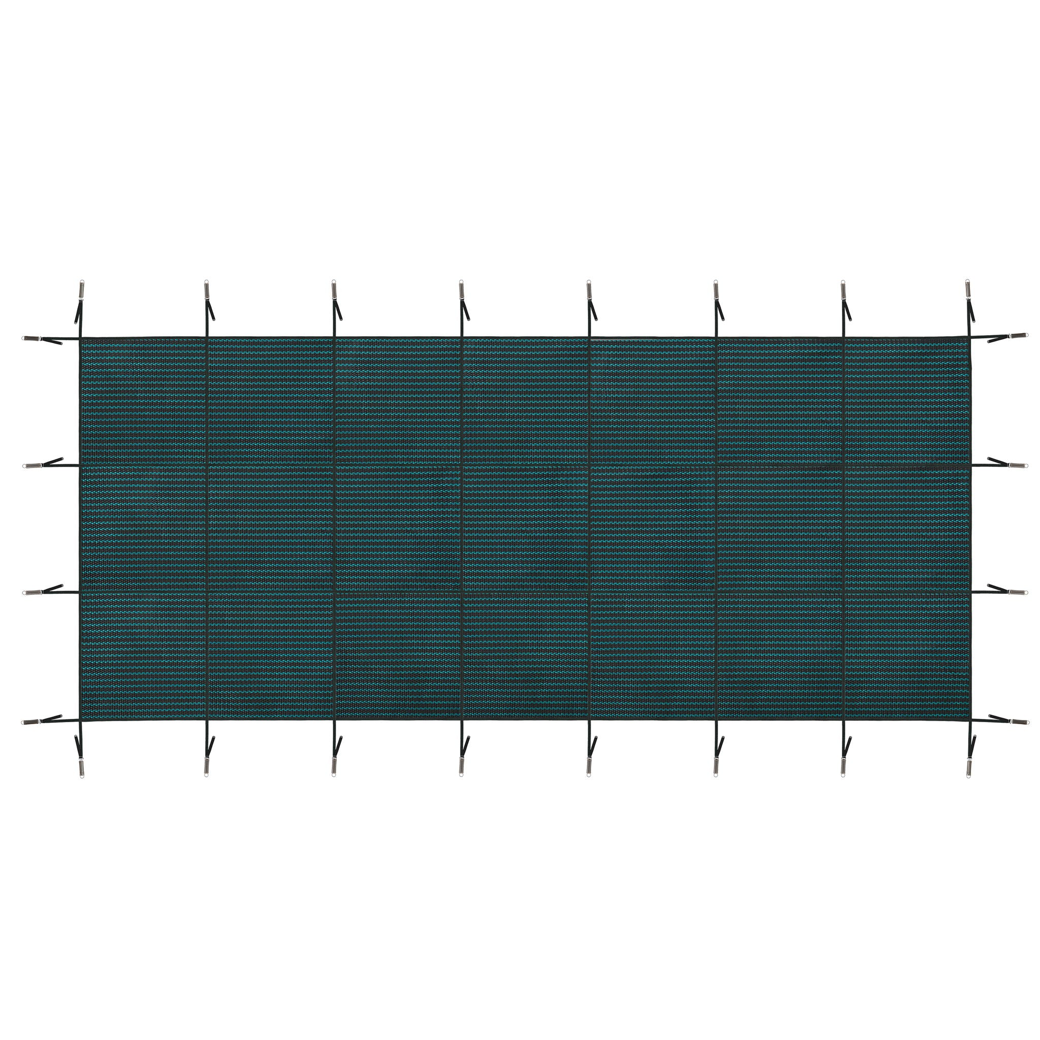 Swimming Pool Safety Cover For Rectangular Underground Pools - Green
