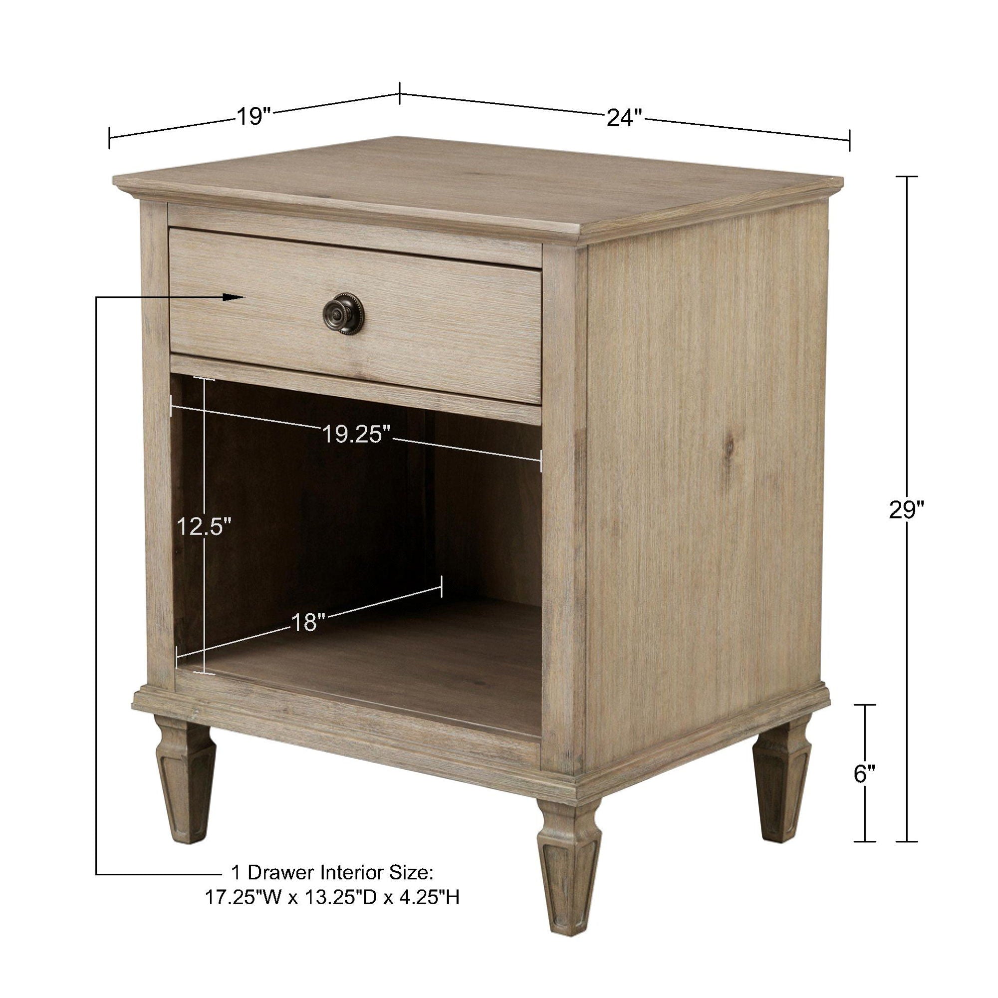 Victoria - Nightstand - Light Natural