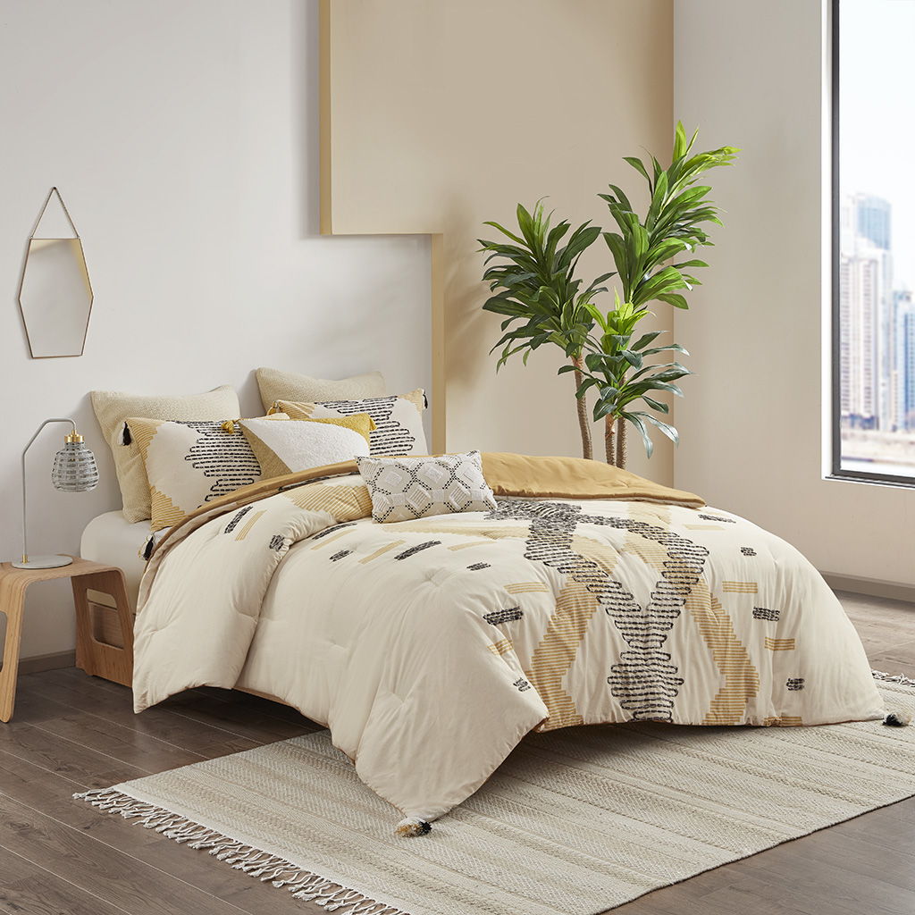 Arizona - 3 Piece Comforter Set - Yellow