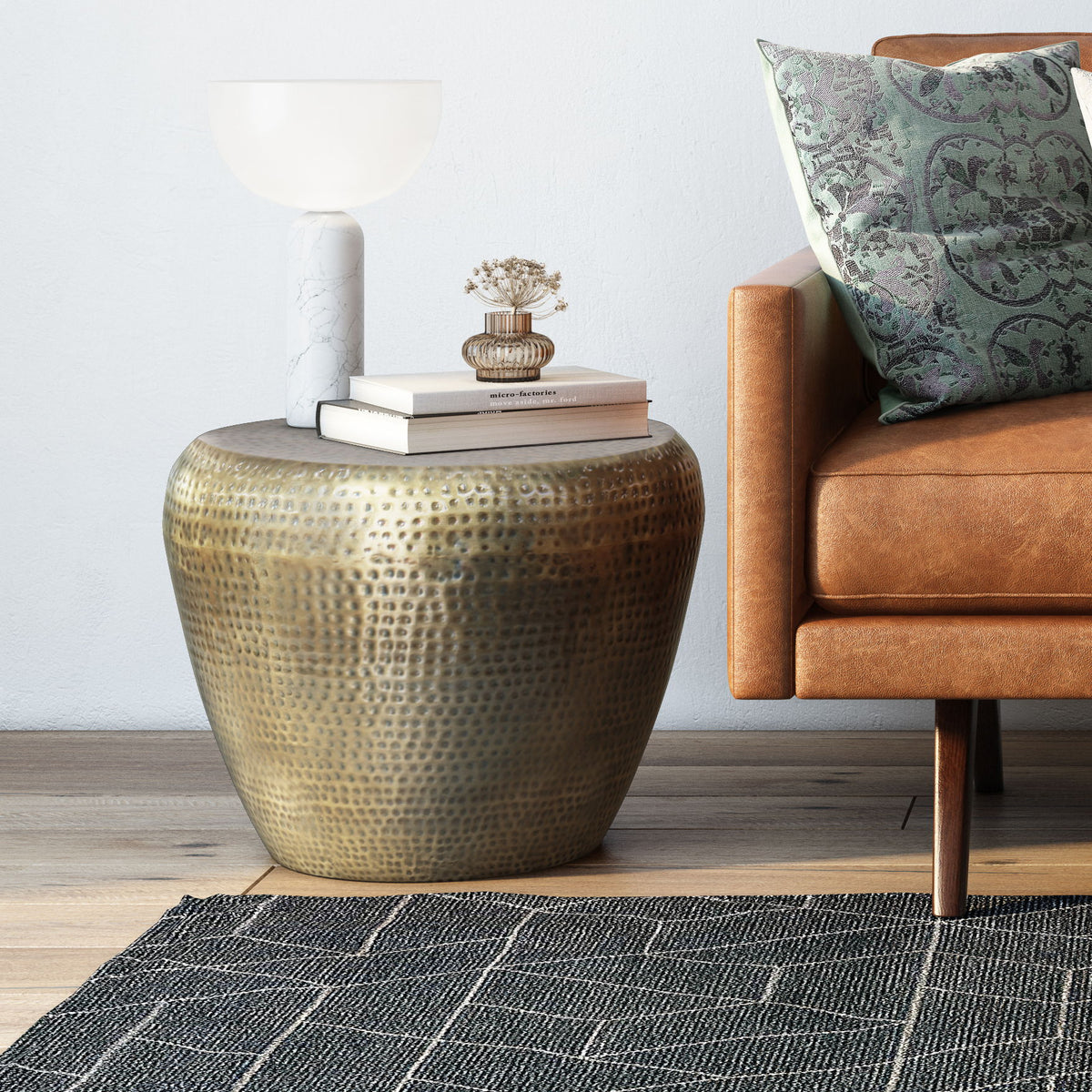 Preston - Handcrafted Metal Side Table