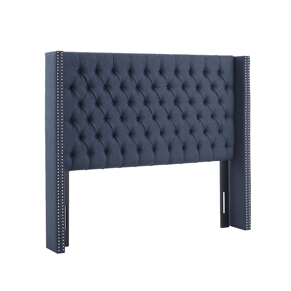 Amelia - Queen Upholstery Headboard - Navy