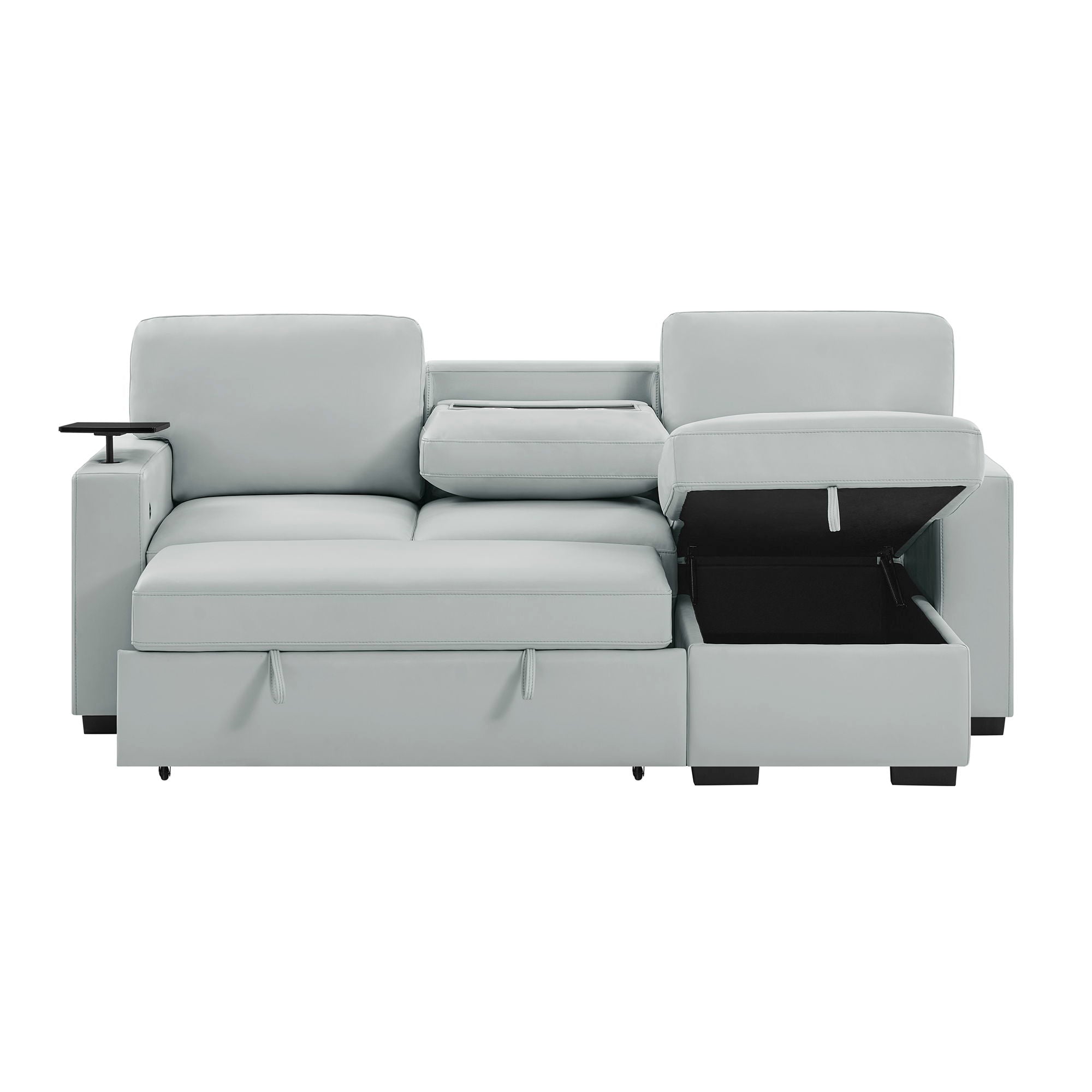 U0212 - Reversible Sofa Bed Chaise - Blanche Silver