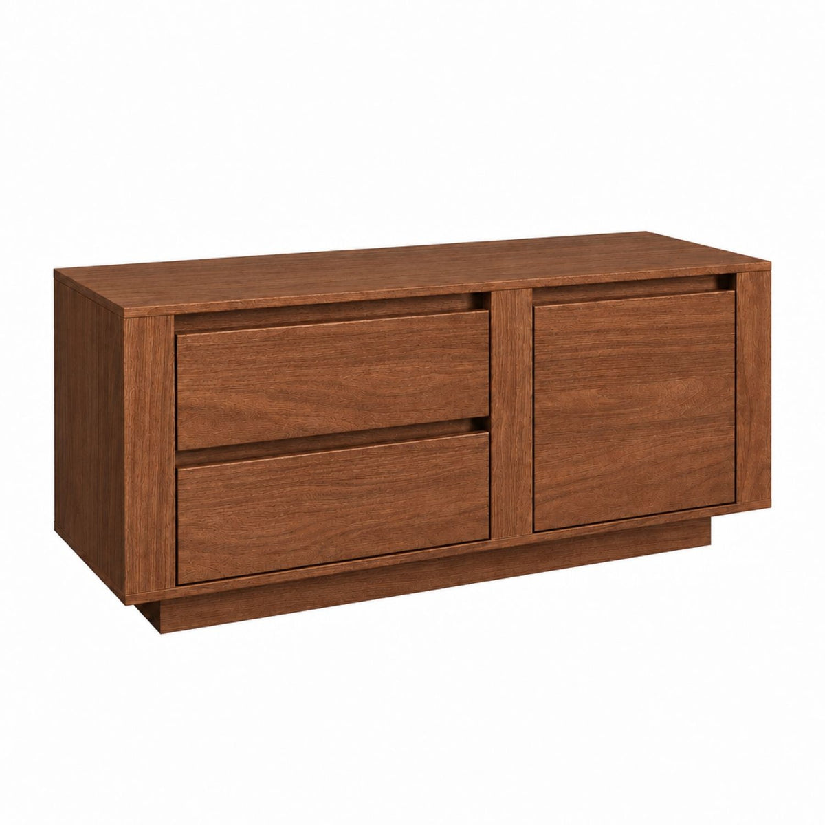 TV Stand For TVs Up To 50" With 1 Door And 2 Drawers