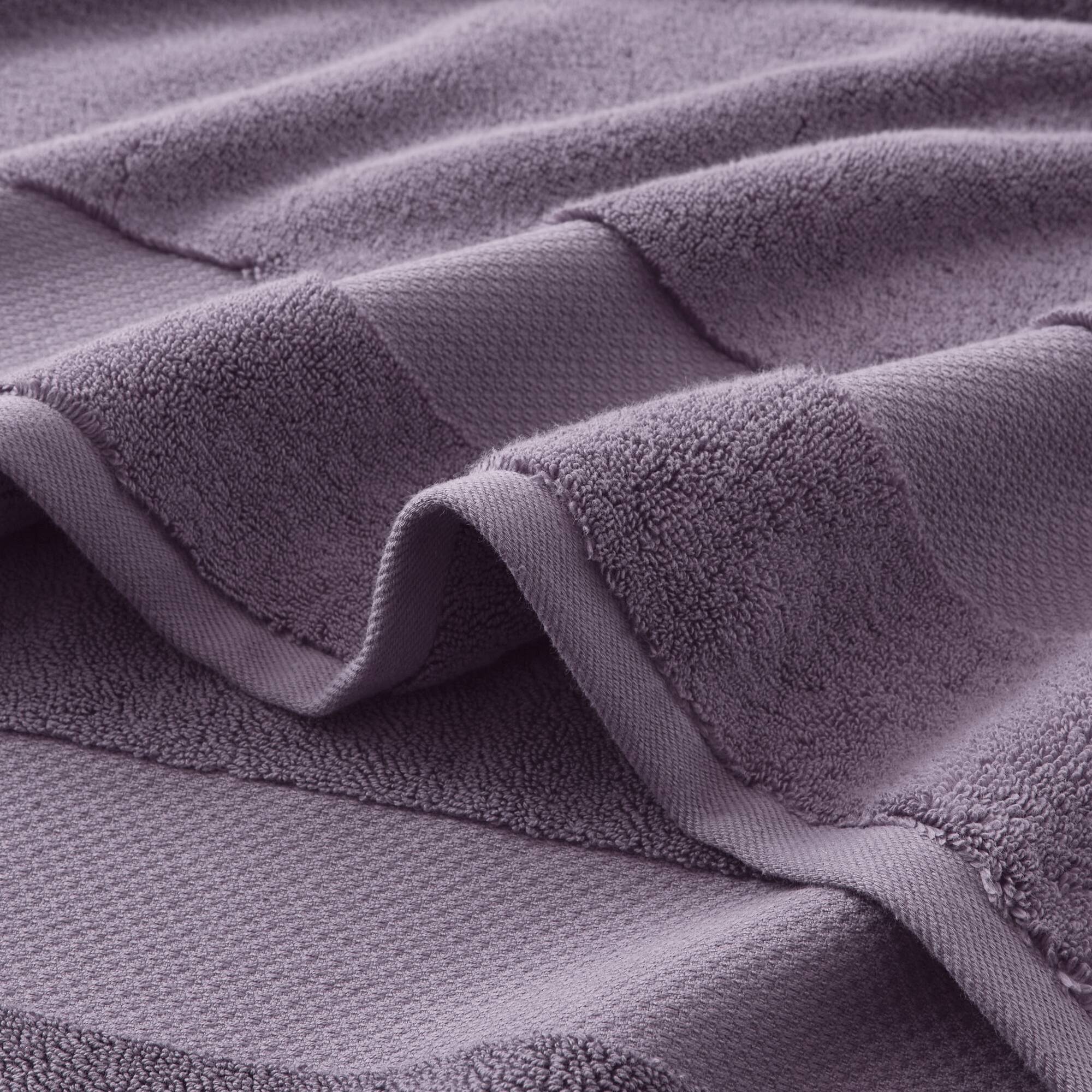 Turkish - 6 Piece Bath Towel Set - Purple