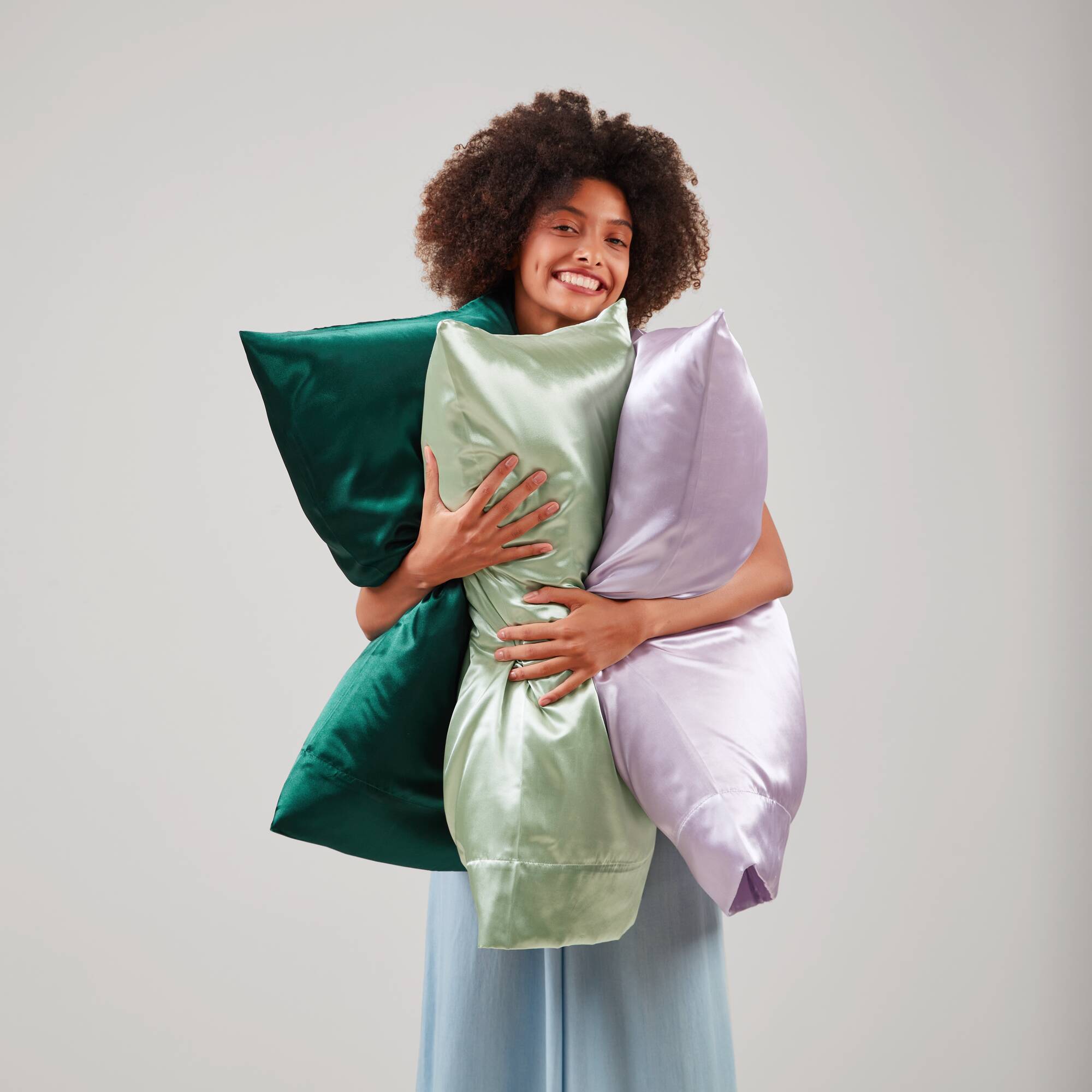 Satin - Pillowcases (Set of 2) Queen - Ivory