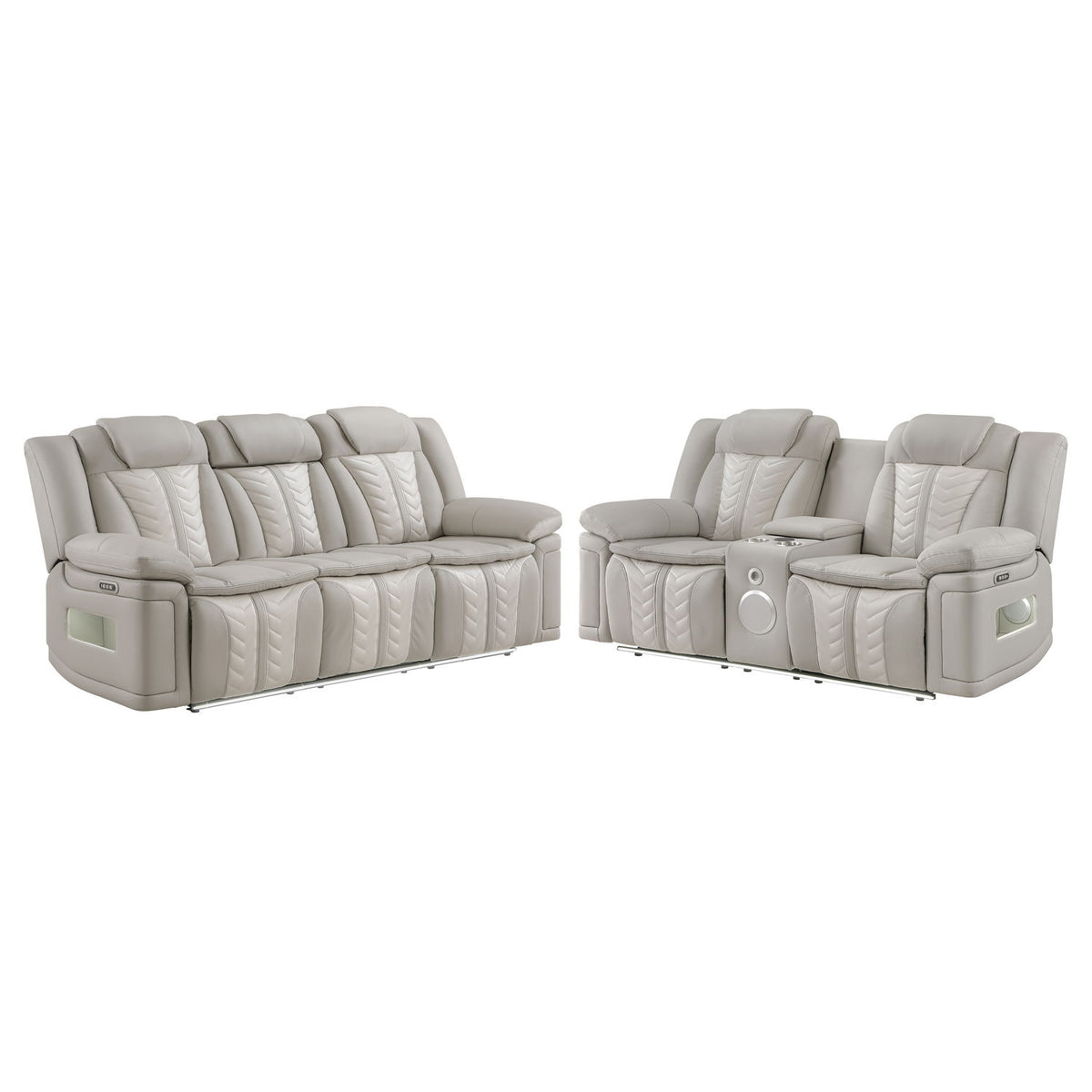 Cruiser - Power Reclining Set With LED Lighting