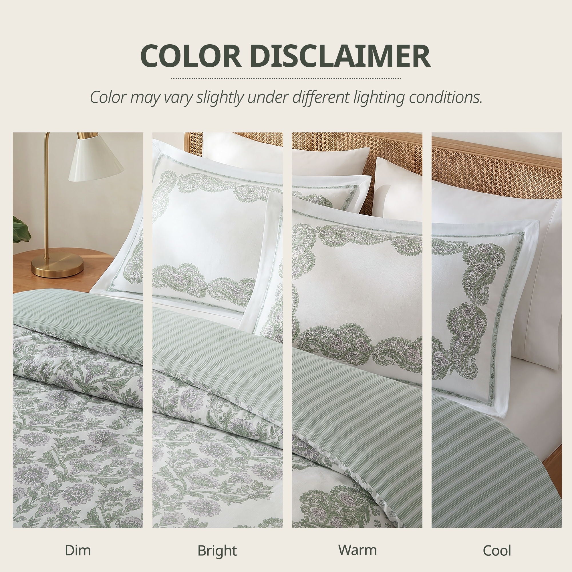 Tilly - Full/Queen Duvet Set - Green