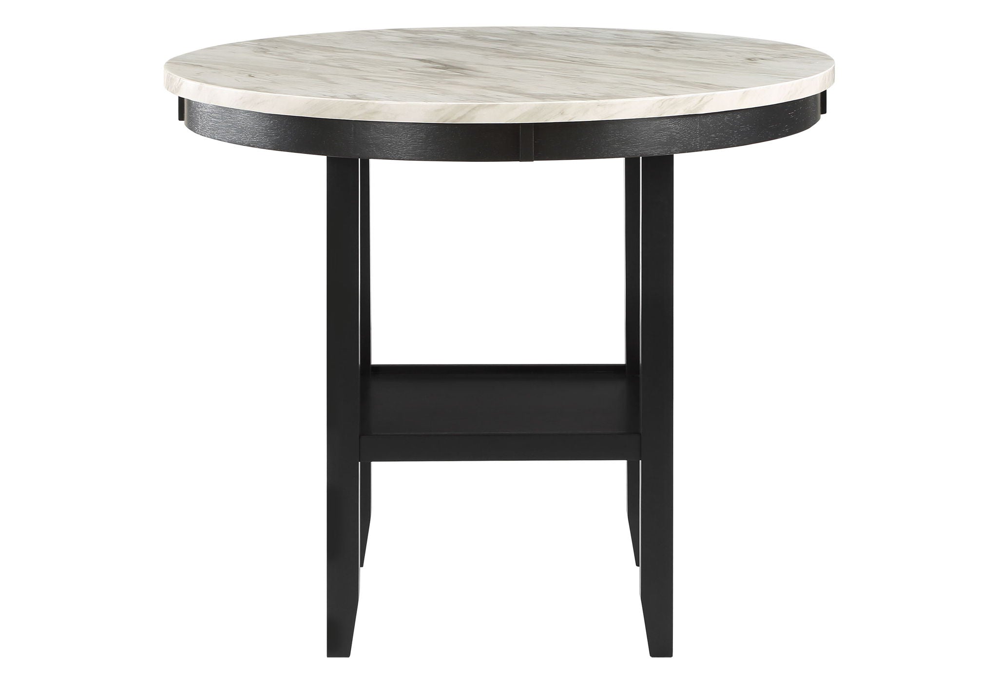 D40011 - 5 Piece Dining Room Set (D40011 Bar Table And D1622 Four Bar Stools) - Dark Gray