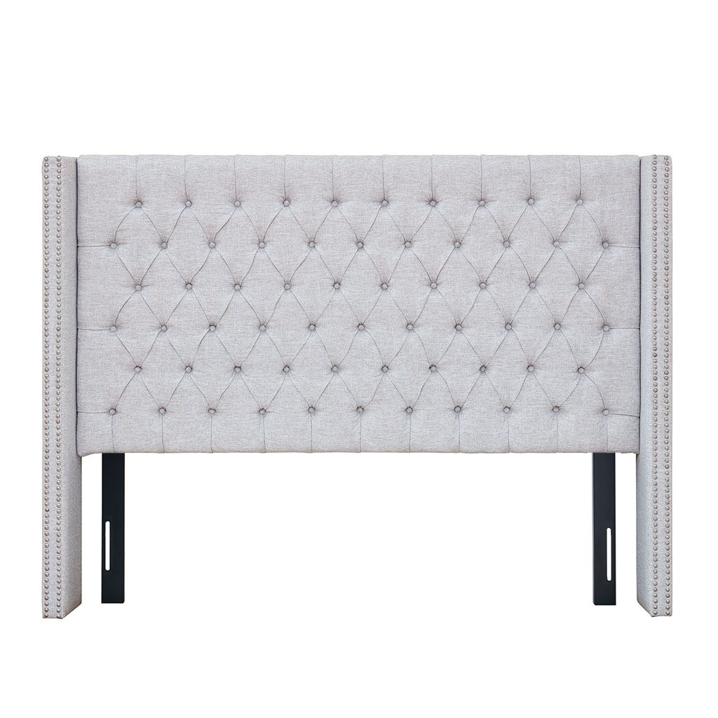 Amelia - King Upholstery Headboard - Gray