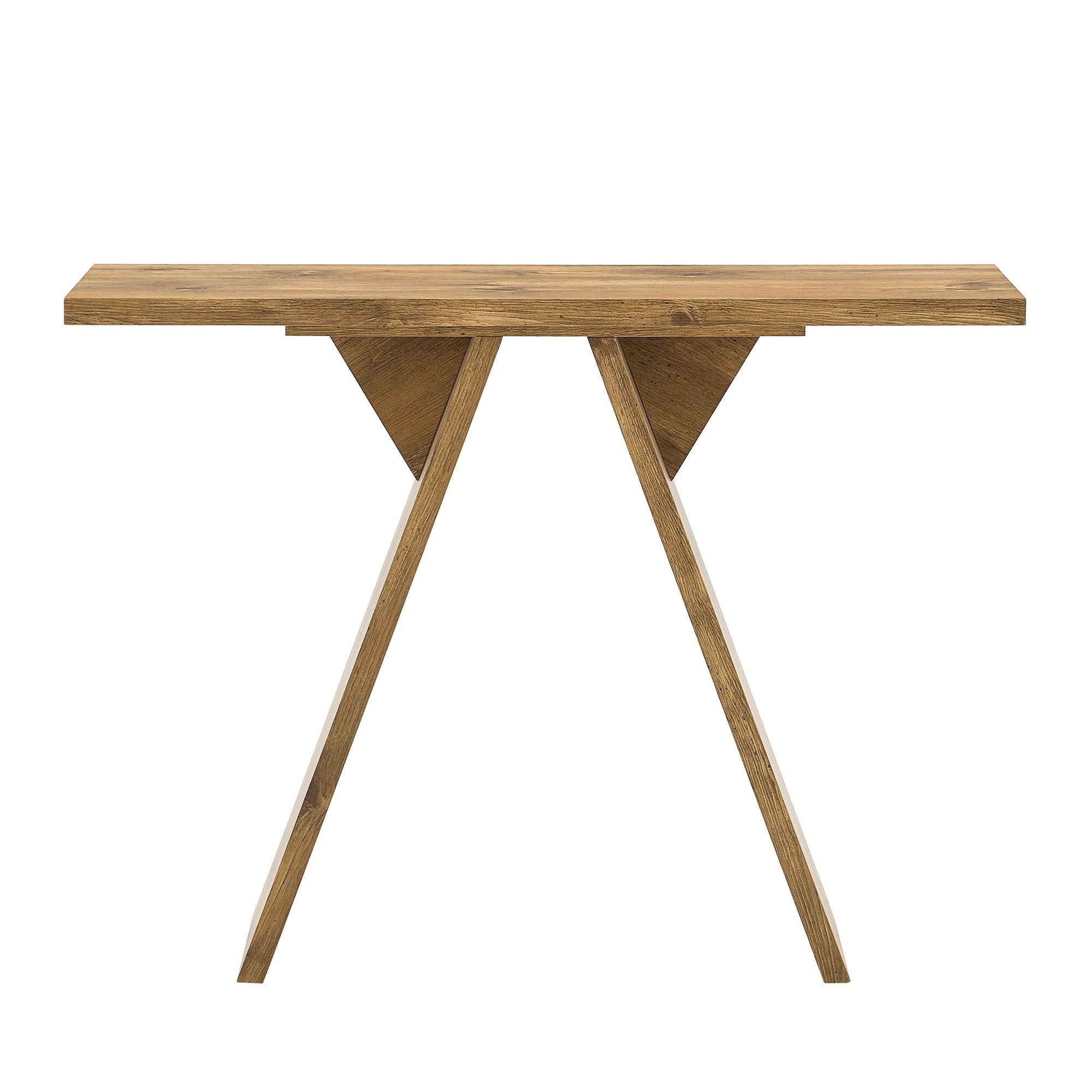 Console Table With V - Shaped Base