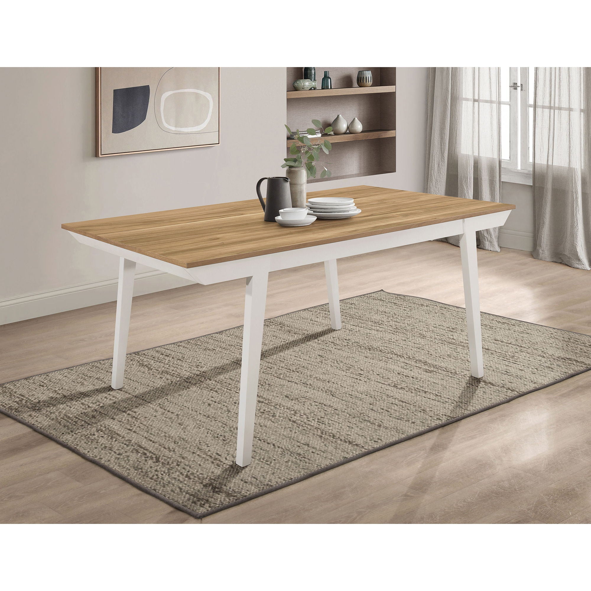 Prospect - Dining Table With Flared Leg - Natural