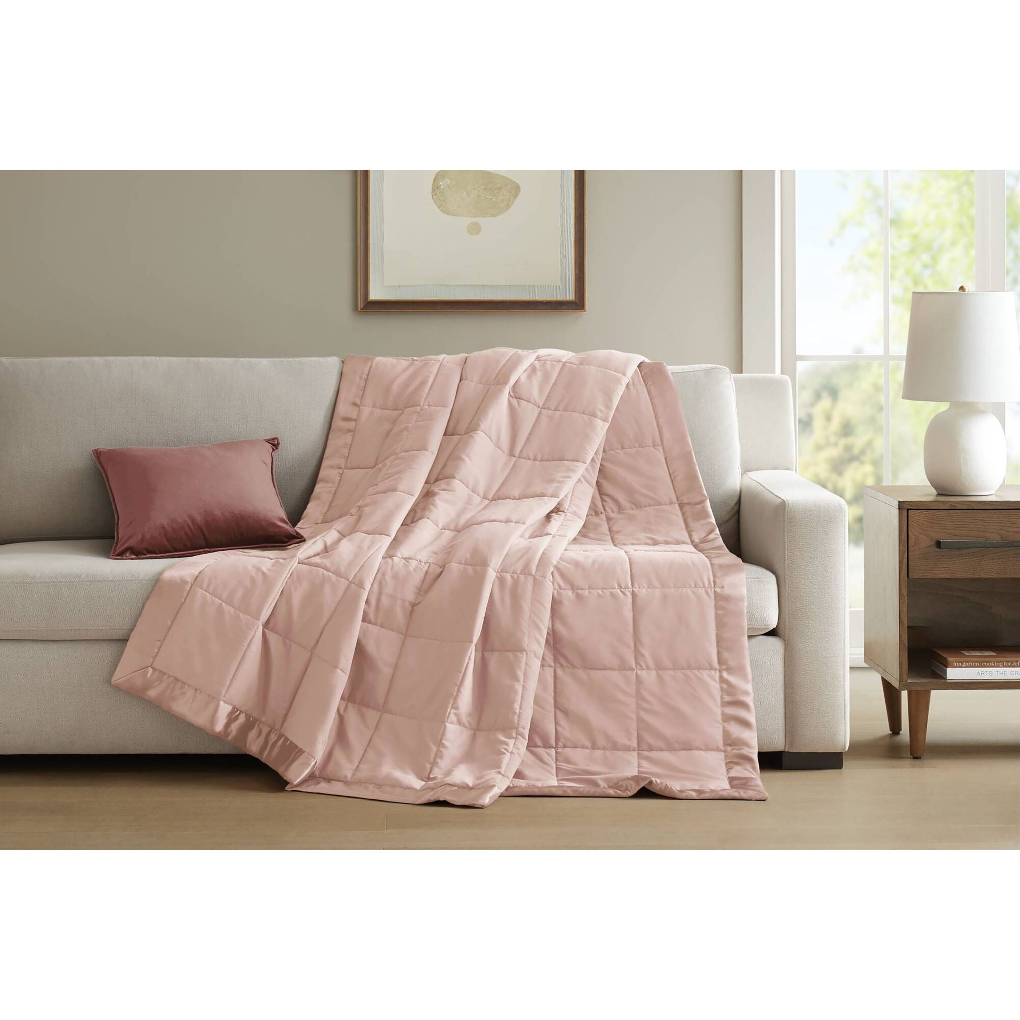 Windom - All Season Hypoallergenic Blanket With 3M Scotchgard - Blush
