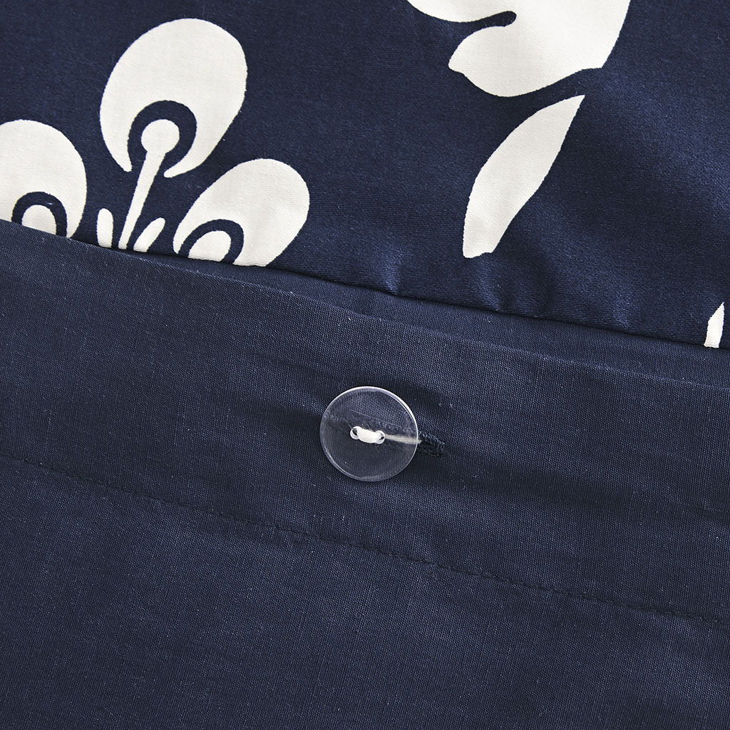 Vienna - 6 Piece Printed Duvet Cover Set - Indigo