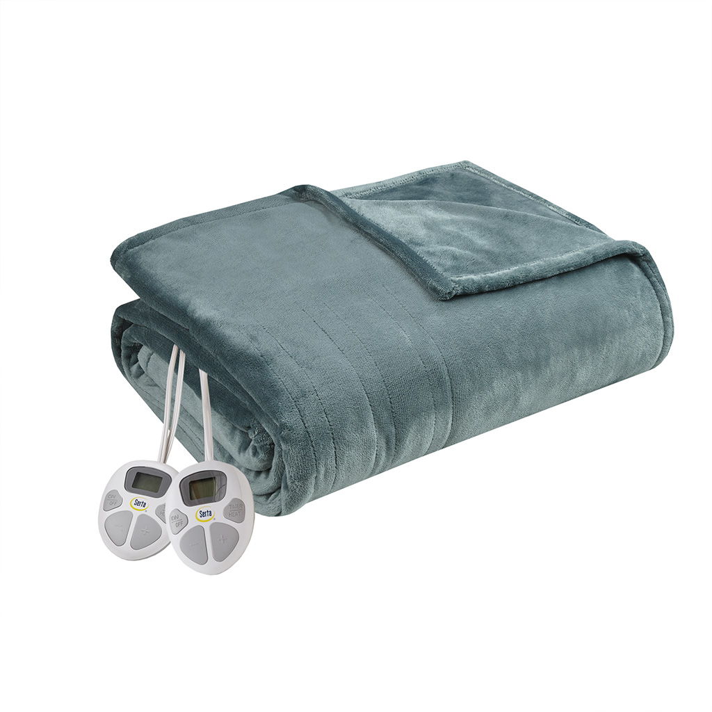 King Heated Blanket - Teal