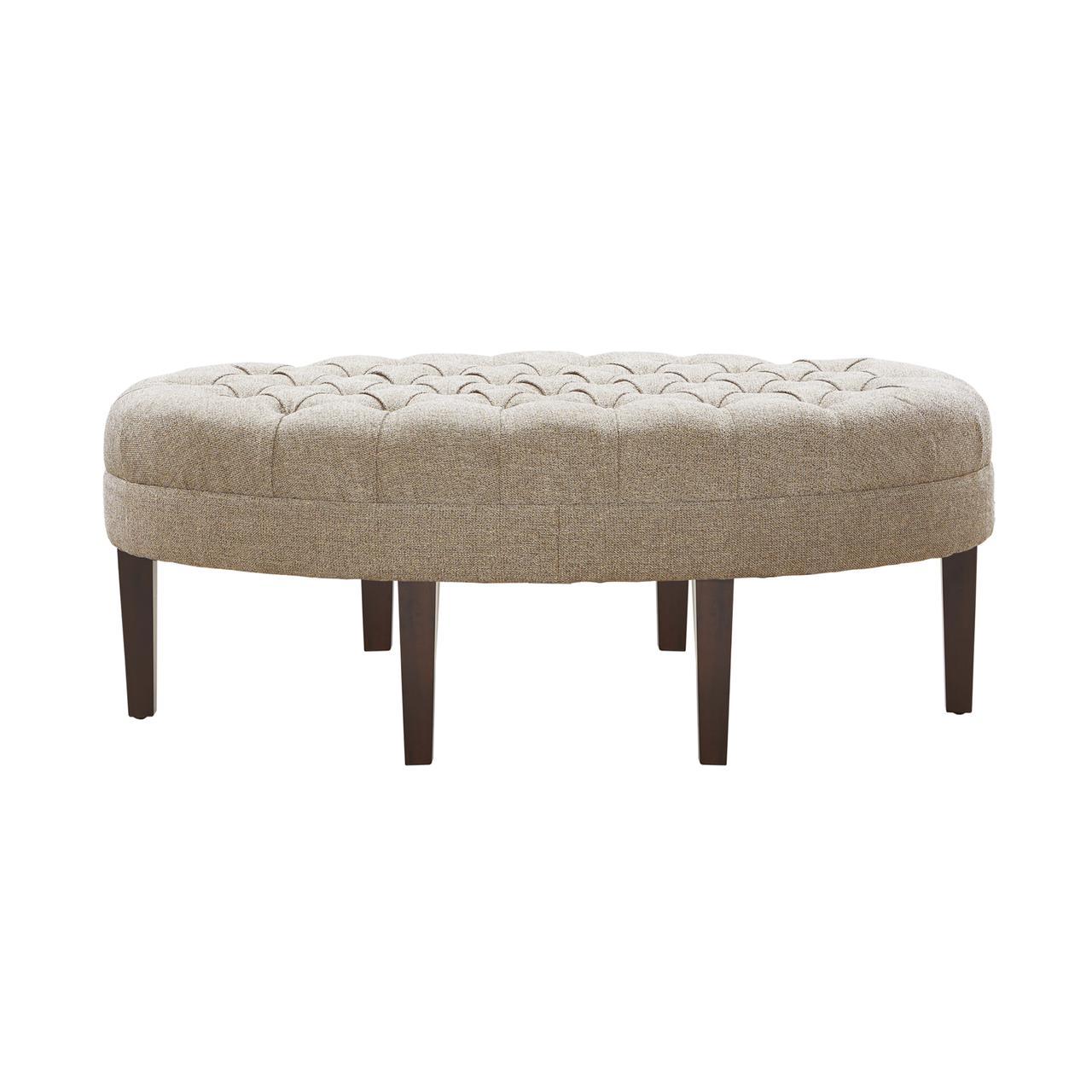 Martin - Surfboard Tufted Ottoman - Linen