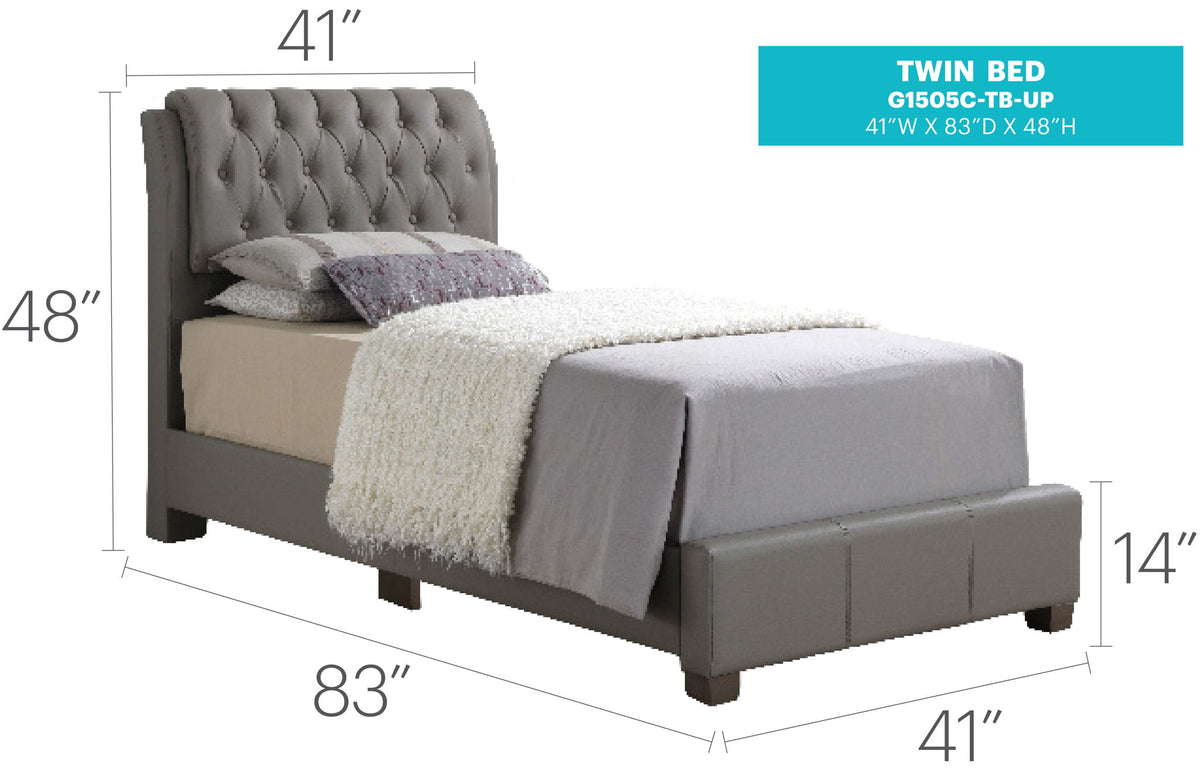 Tufted Upholstered Bed
