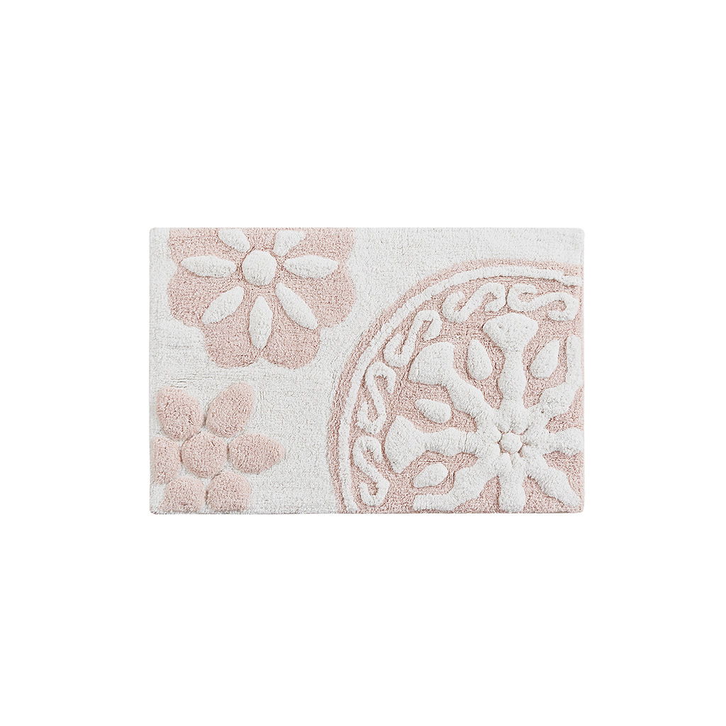 Casablanca - 25" Medallion Tufted Rug - Pink
