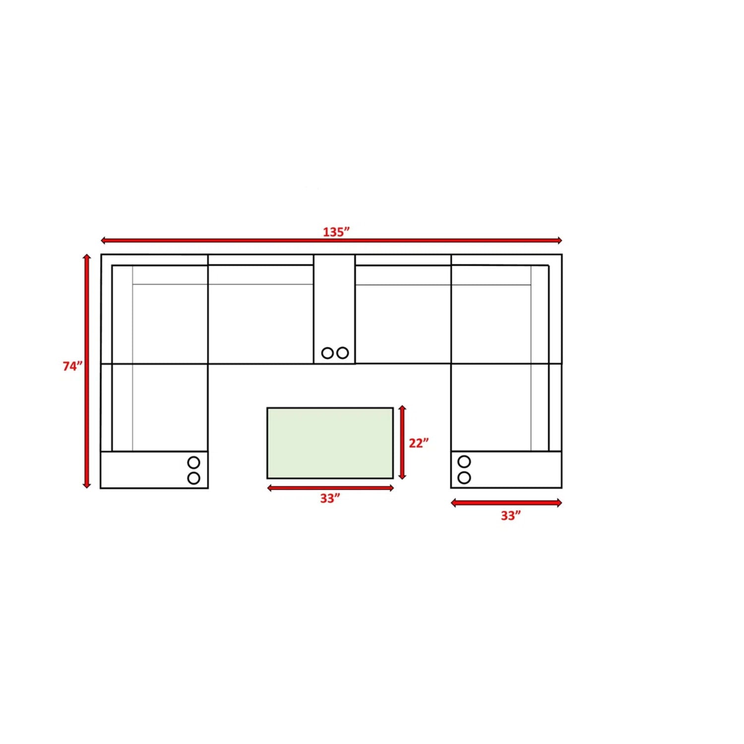 Outdoor Seating Group For 4 With Cushions, - Gray Mix