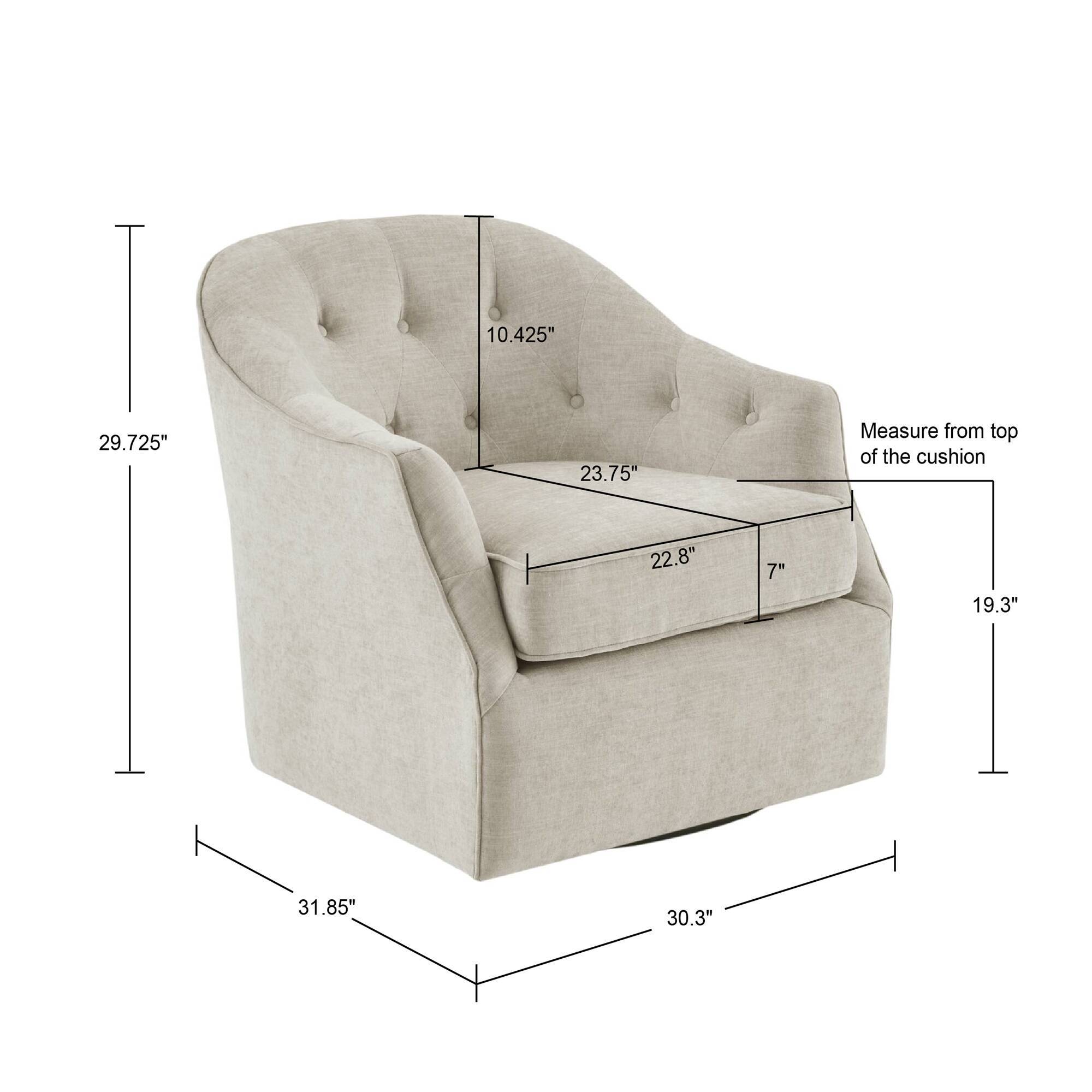 Calvin - Swivel Chair - Natural