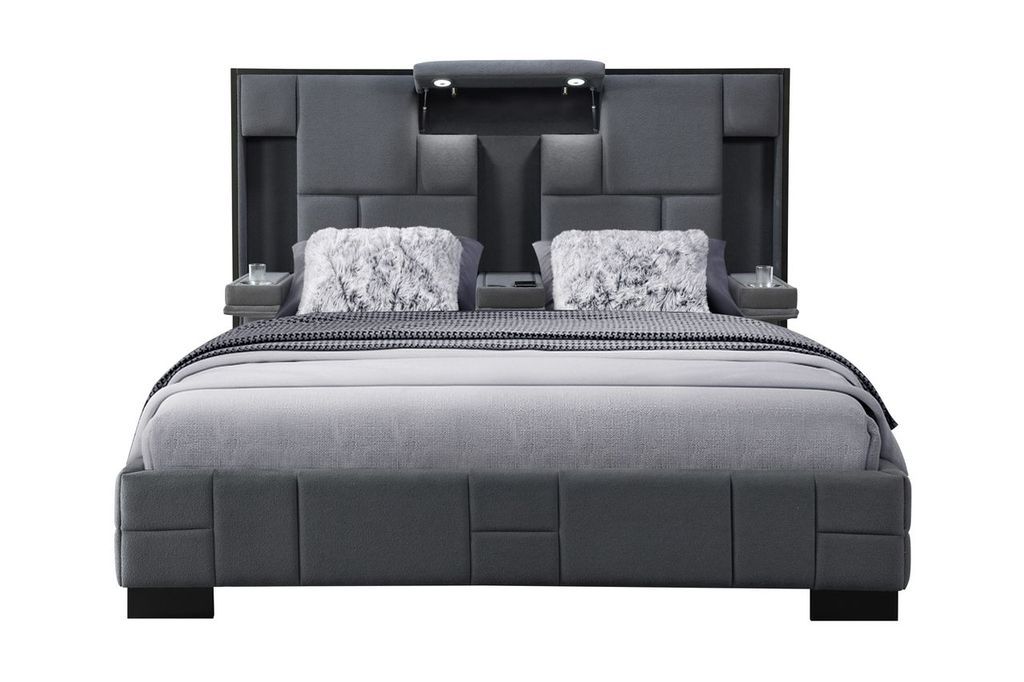 Oscar - King Bed Side Rails - Dark Gray