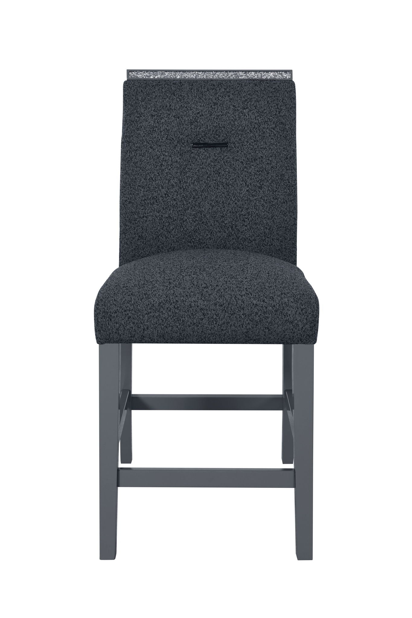 Monaco - 9 Piece Dining Room Set (Bar Table And 8 Bar Stools) - Dark Gray