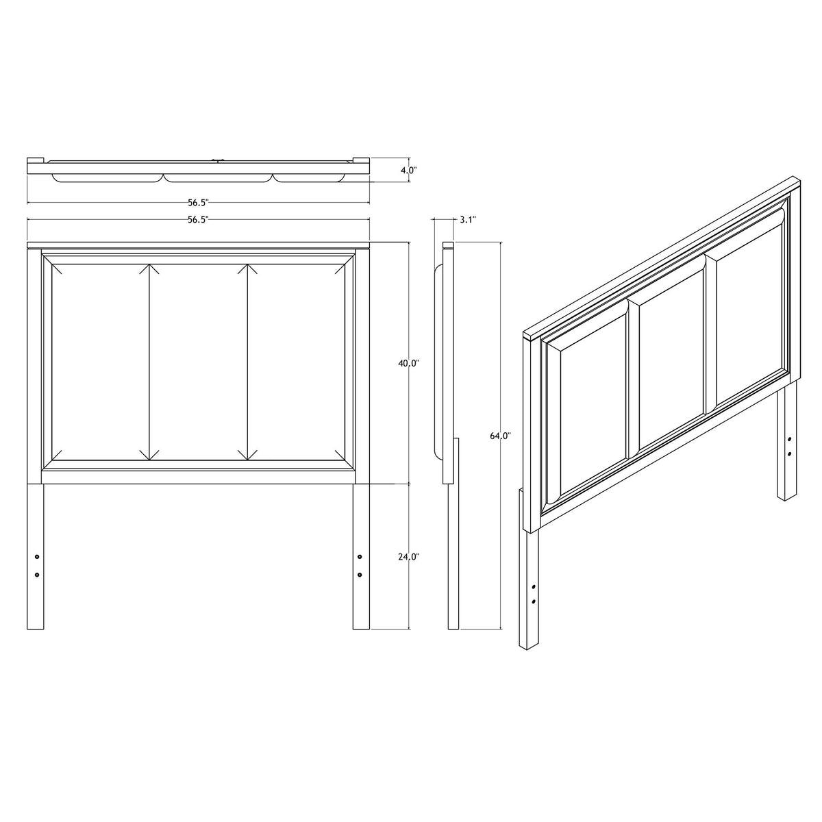 Melissa - Storage Bed With Padded Headboard