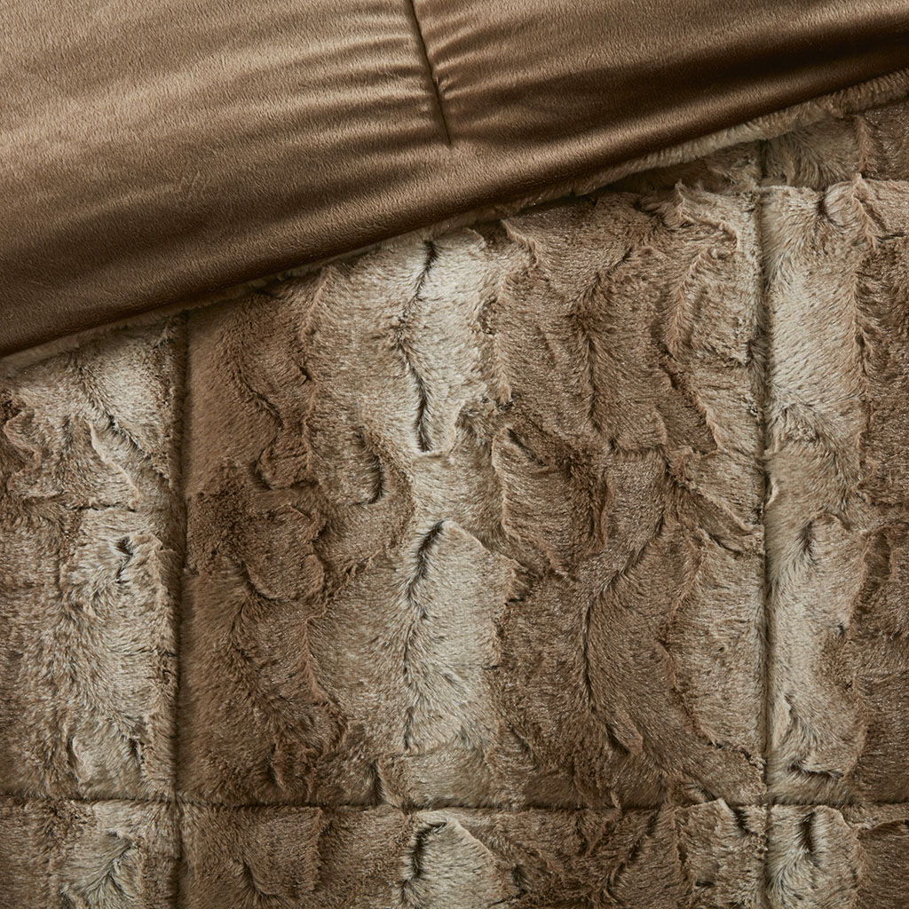 Zuri - King Comforter (Set of 4) - Tan