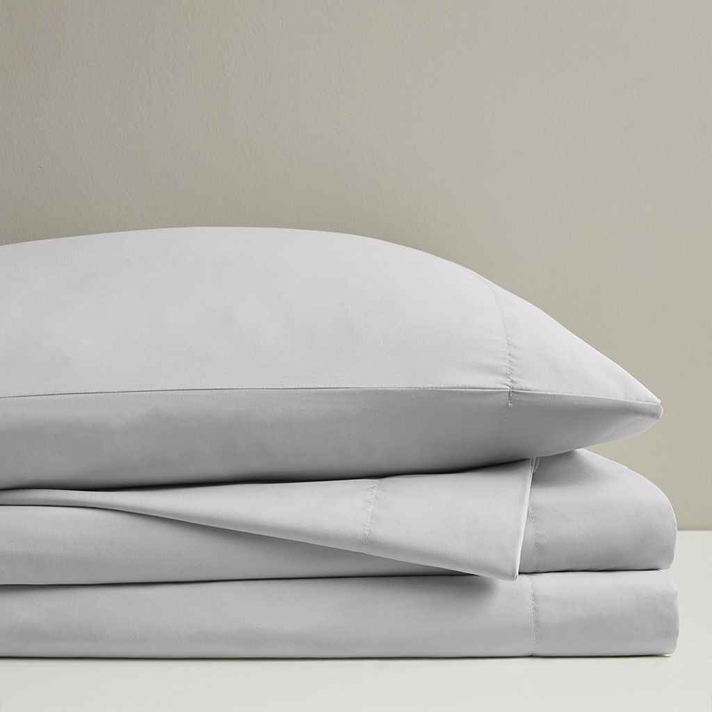 Smart Cool Microfiber Sheet Set - Light Gray
