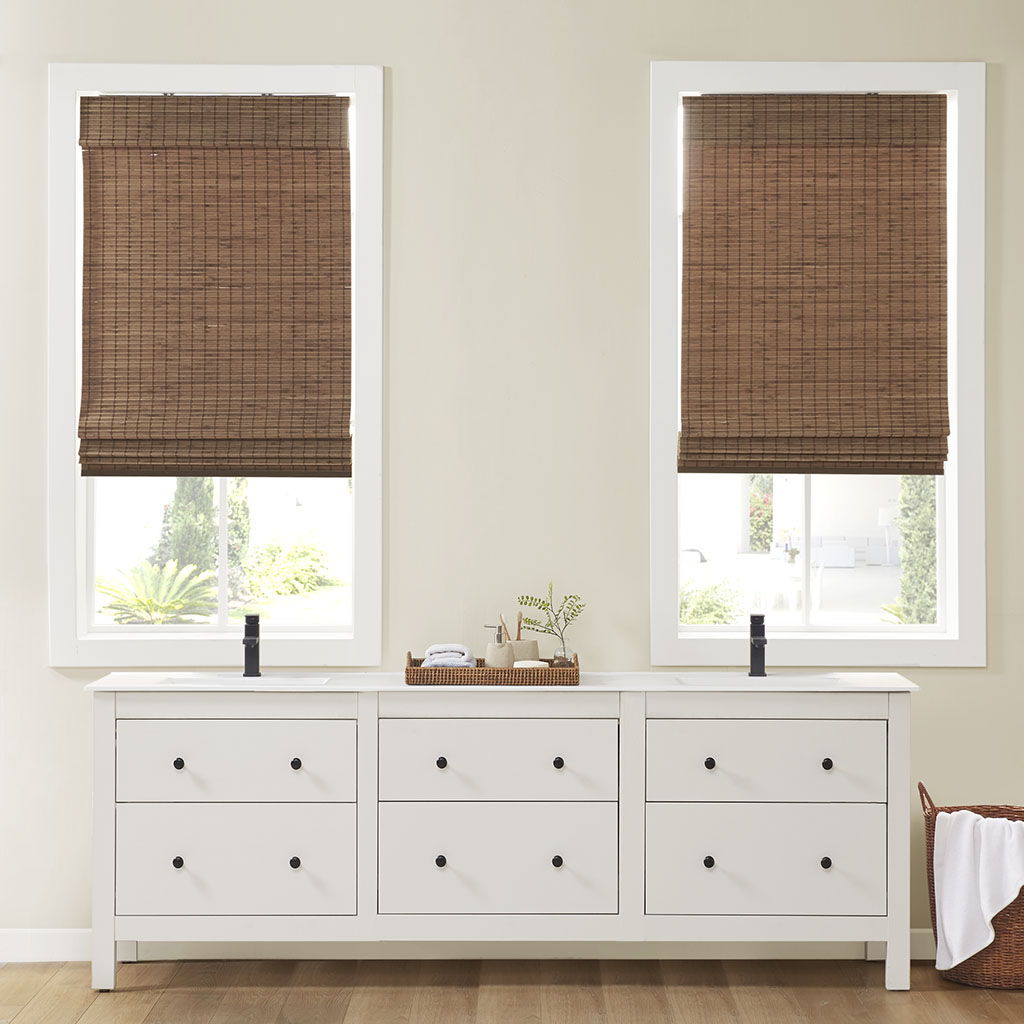 Eastfield - 29" Light Filtering Roman Shade - Teak