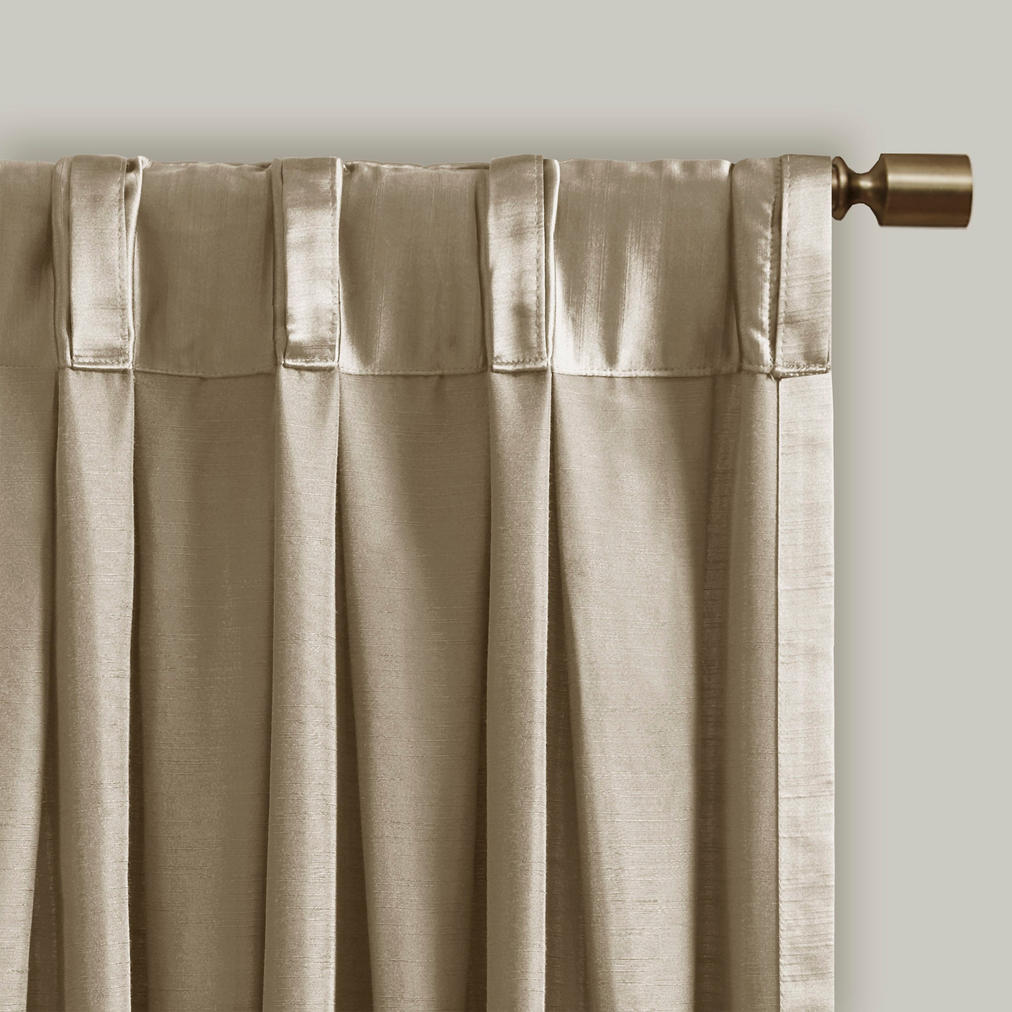 Pleat Curtain Panel with Tieback (Single)
