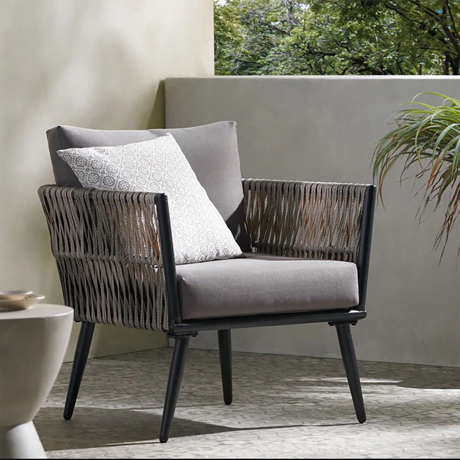 Oceanus - Chat Set Chair - Gray