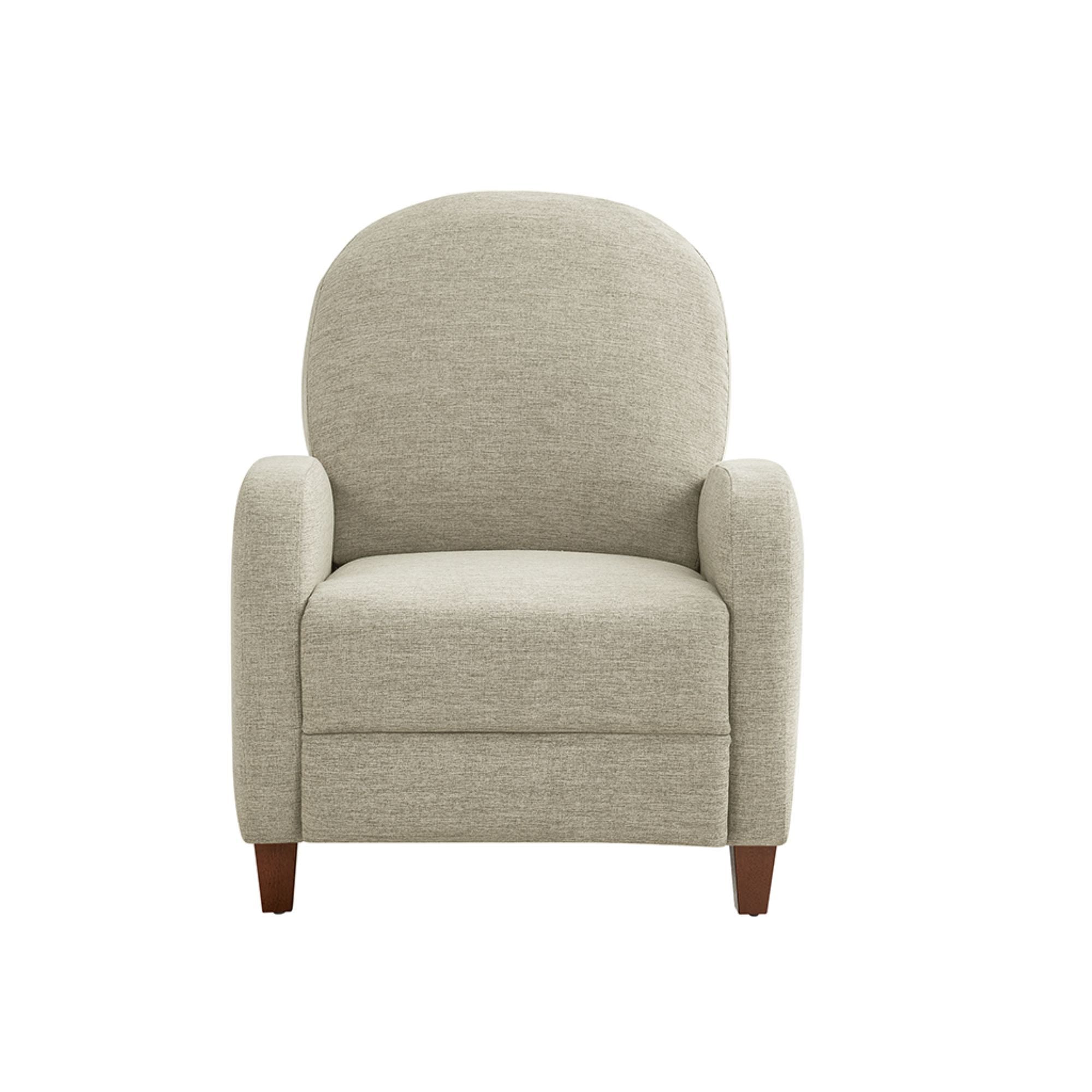 Raylin - Upholstered Push Back Recliner - Beige Multi
