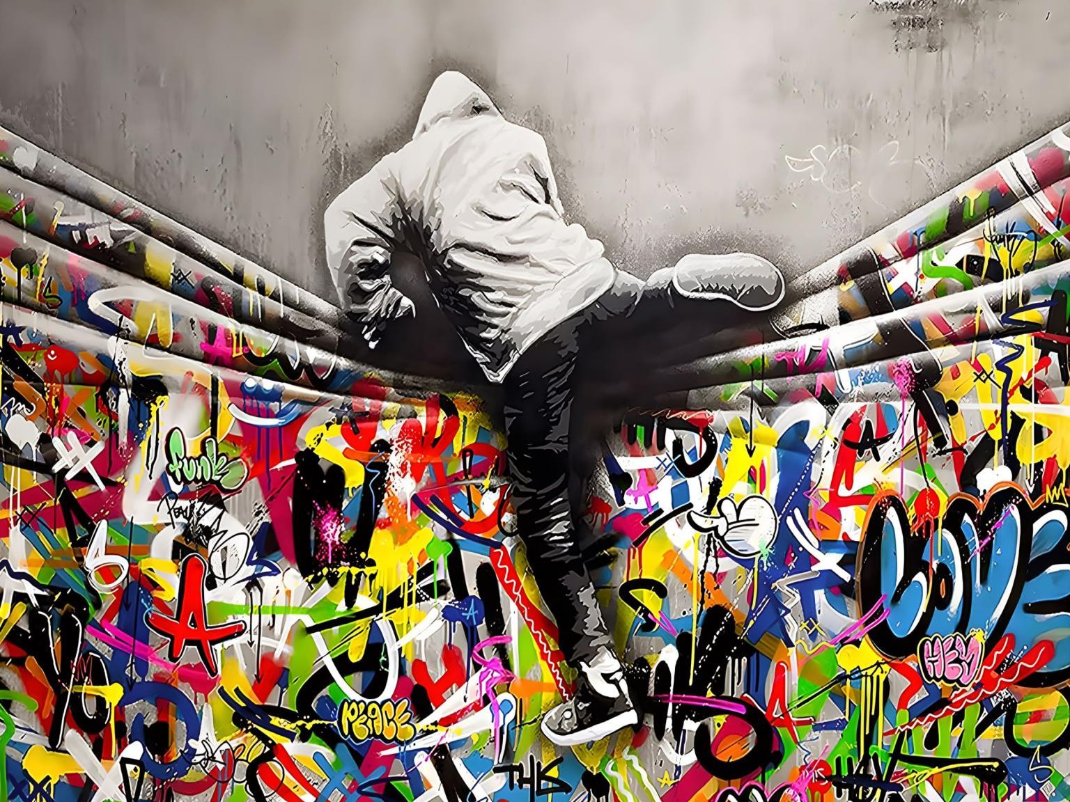 Urban Breaker - 36" x 48" Framed Wall Art - Gray