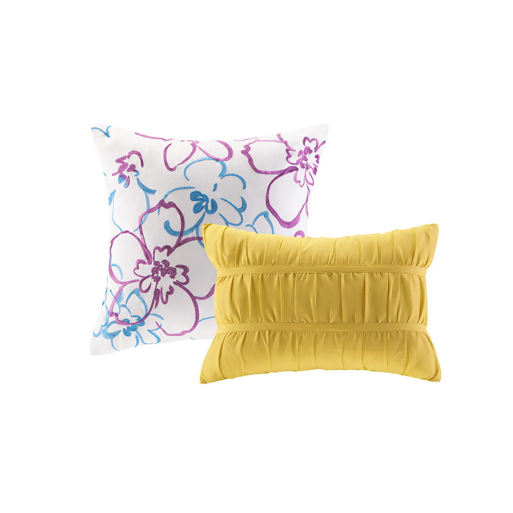 Olivia - Twin Comforter Set - Blue