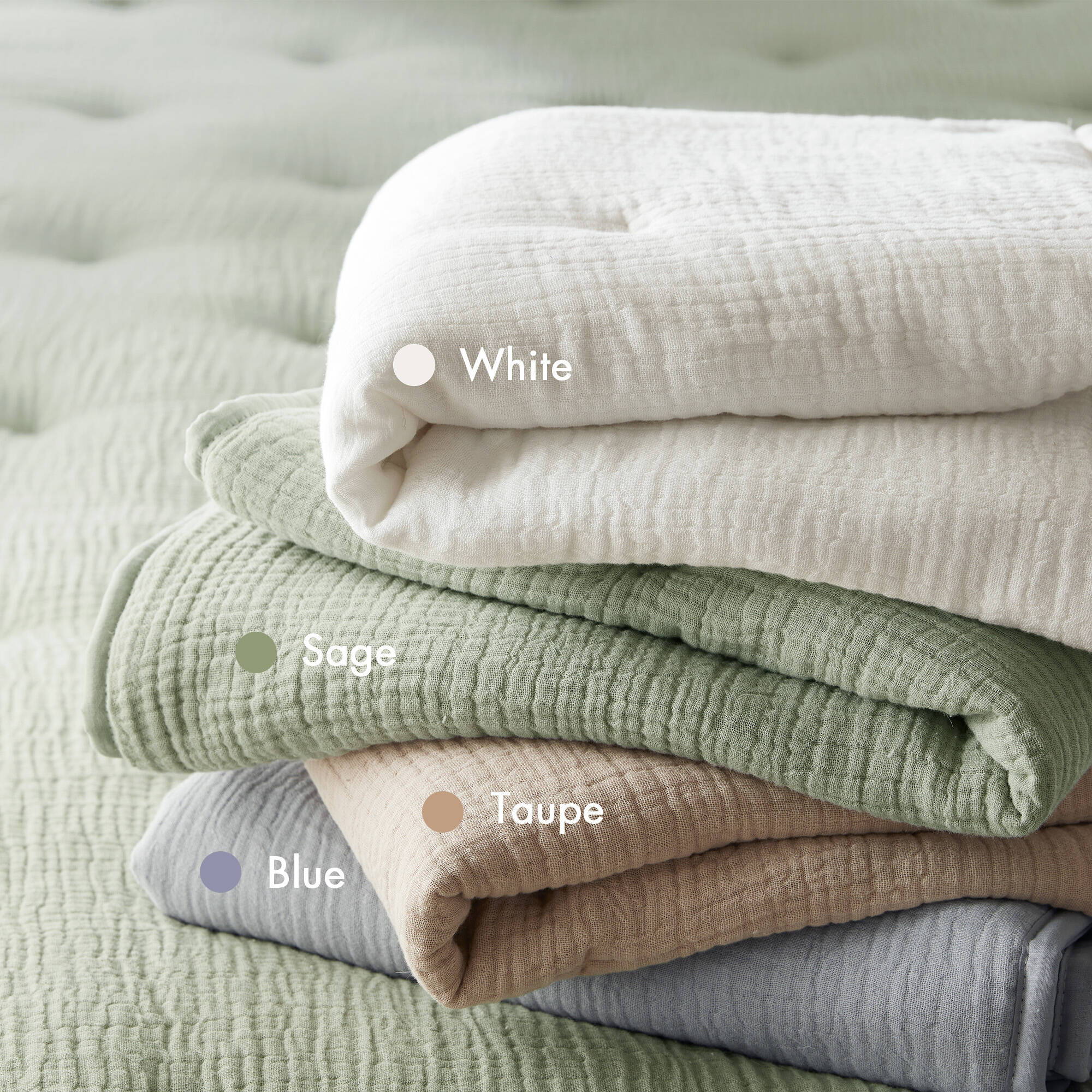 Breeze - Gauze Embroidered Euro Sham - Taupe