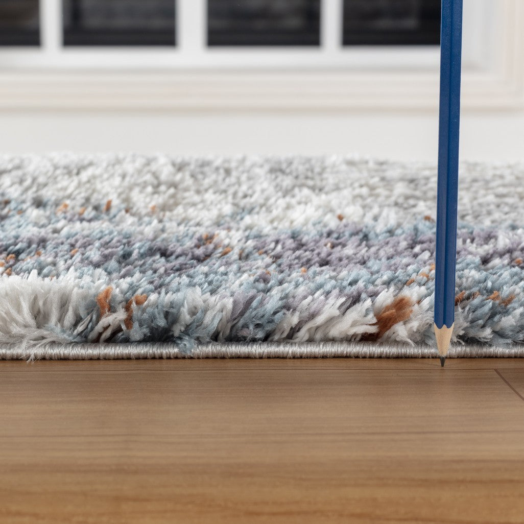 Loft Shag GC_CZY1010 Multi 7 ft. 10 in. x 9 ft. 10 in. Shaggy Area Rug