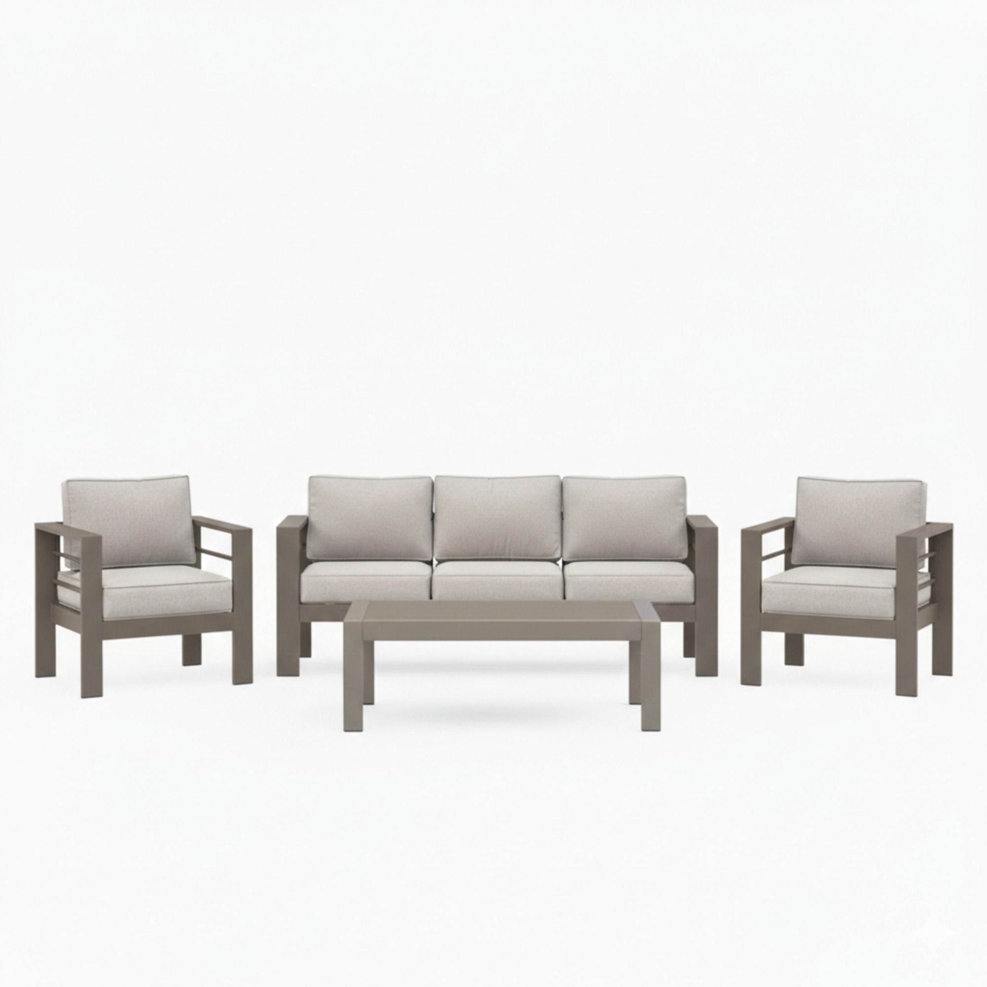 Outdoor Patio Set All-Weather & Thick Cushions